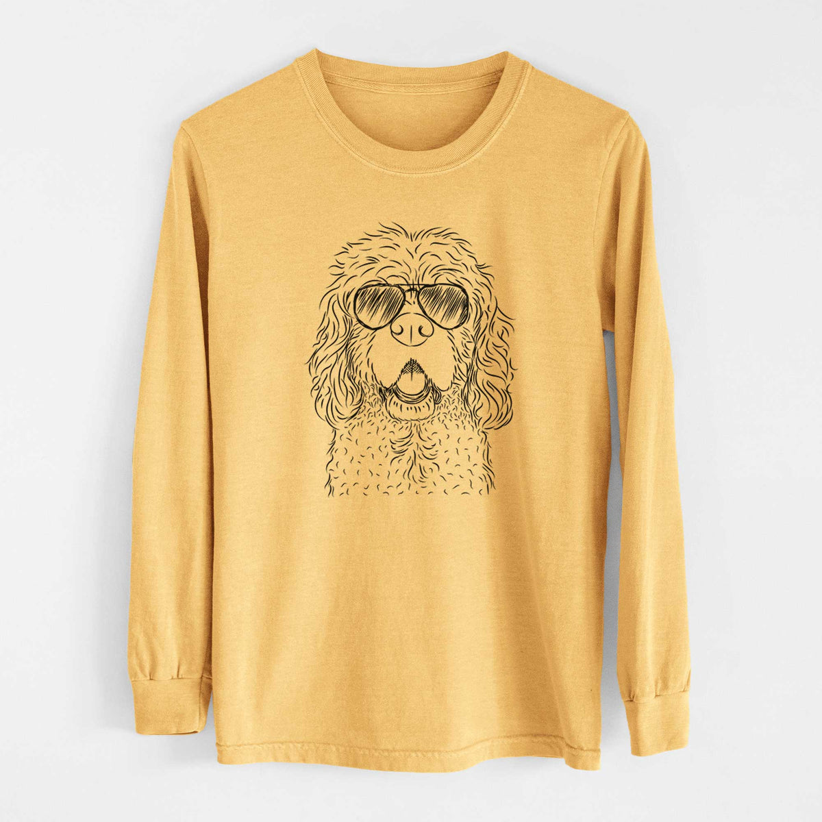 Aviators Casey the American Cocker Spaniel - Heavyweight 100% Cotton Long Sleeve