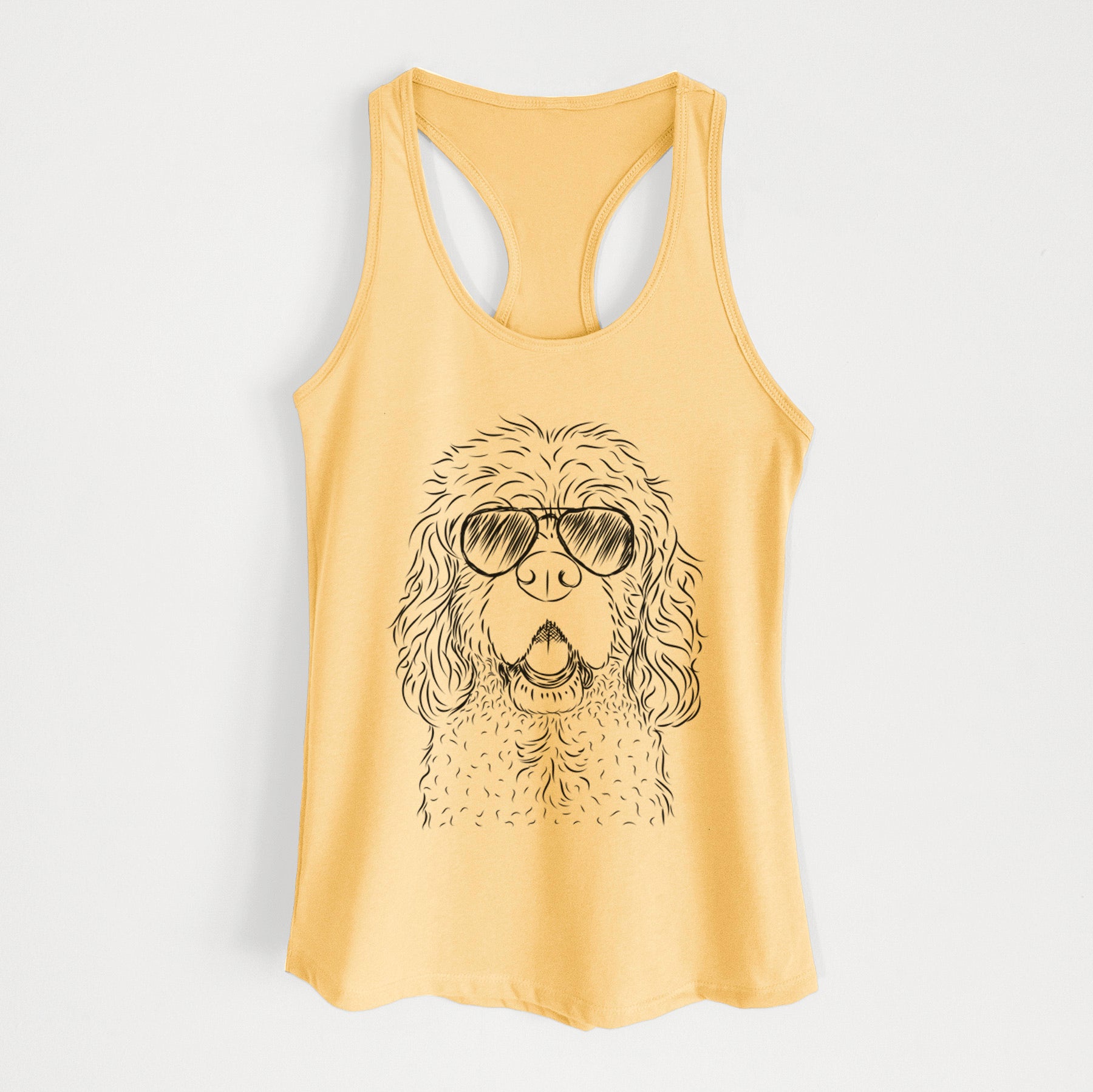 Casey the American Cocker Spaniel - Women's Racerback Tanktop