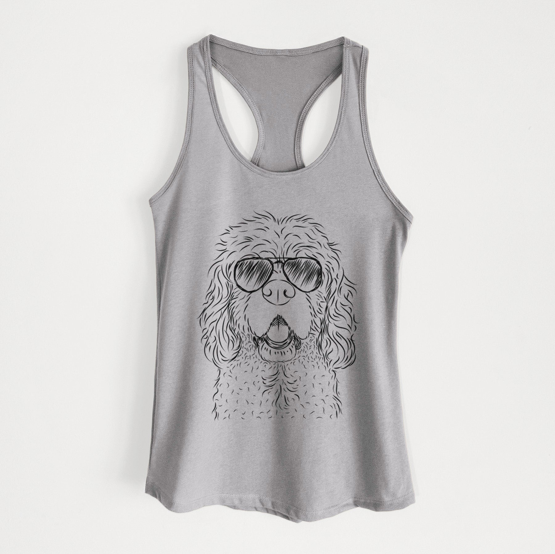 Casey the American Cocker Spaniel - Women's Racerback Tanktop