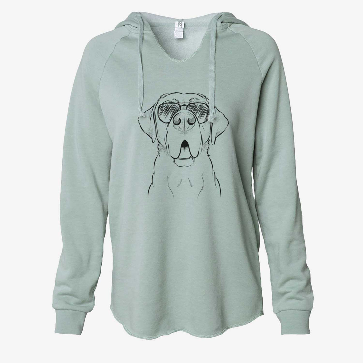 Ceasar the Labrador Hound Mix - Cali Wave Hooded Sweatshirt