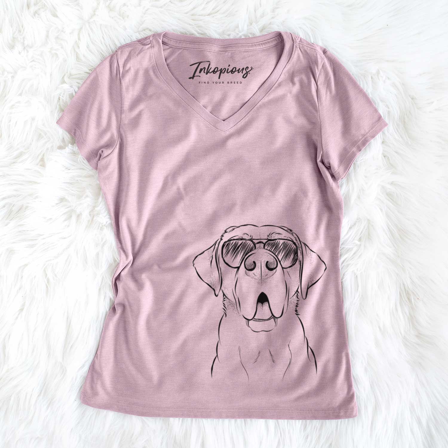 Ceasar the Labrador Hound Mix - Women's V-neck Shirt