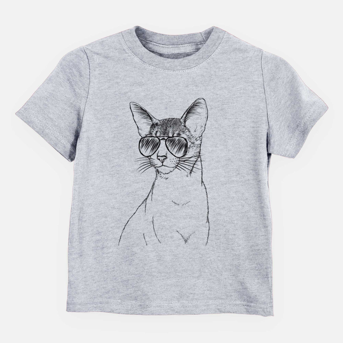 Aviator Cedric the Abyssinian Cat - Kids/Youth/Toddler Shirt