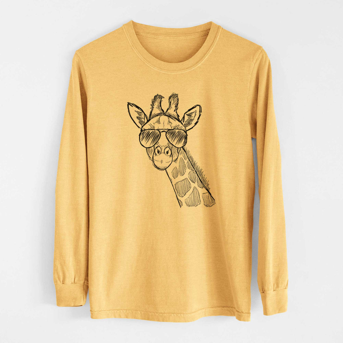 Aviators Cedrick the Giraffe - Heavyweight 100% Cotton Long Sleeve