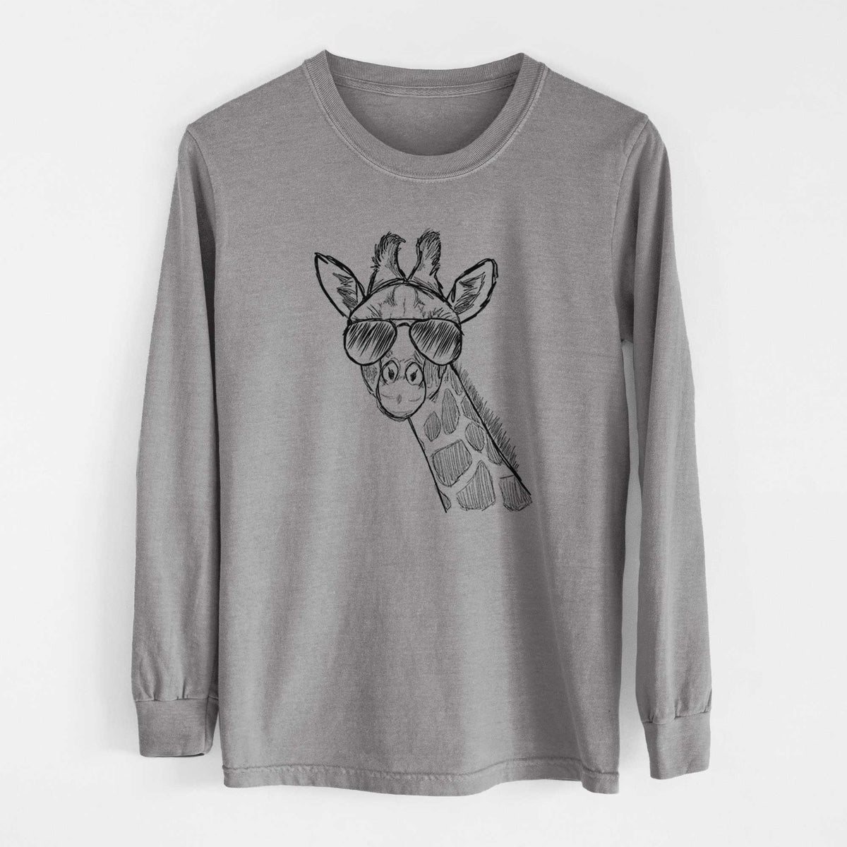 Aviators Cedrick the Giraffe - Heavyweight 100% Cotton Long Sleeve