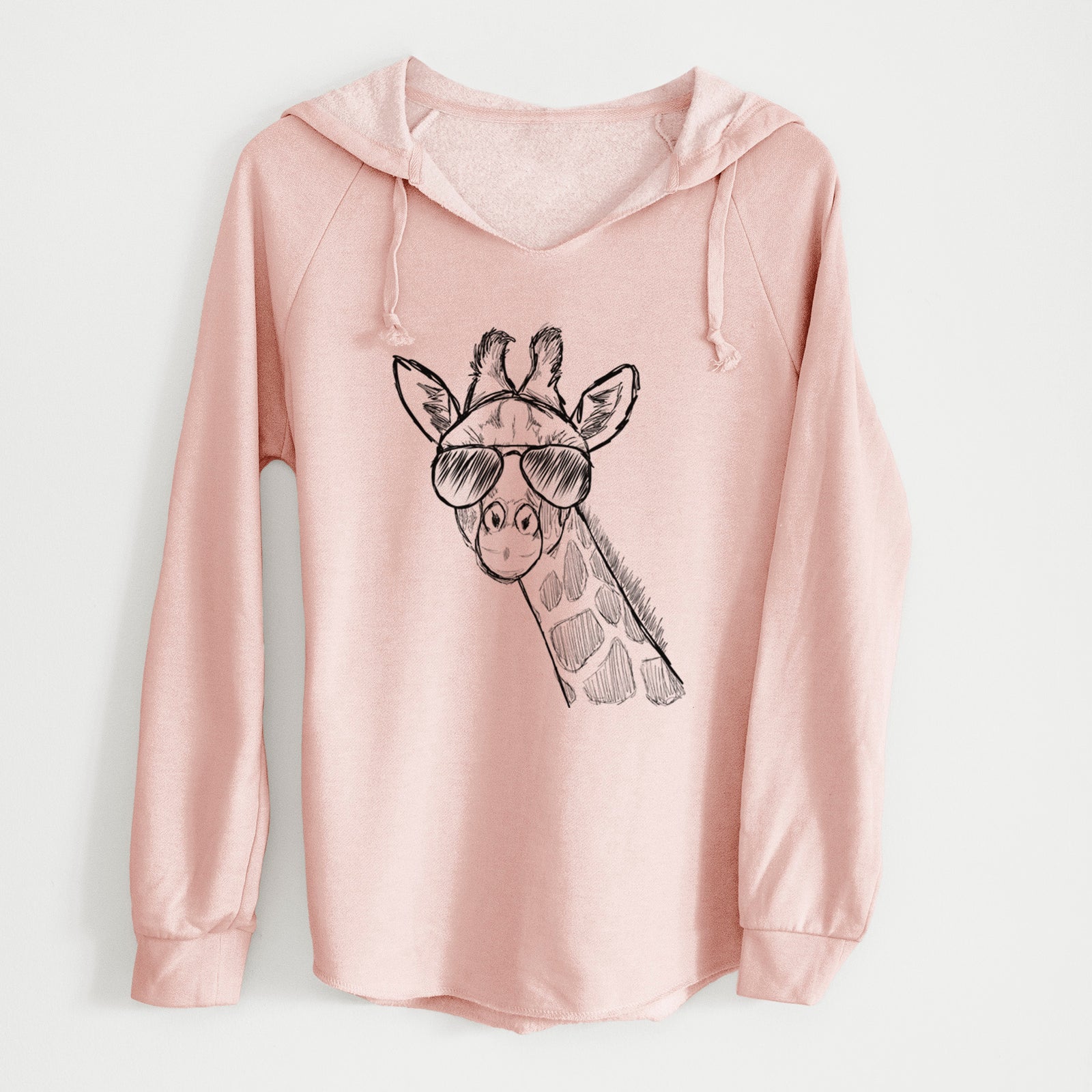 Aviator Cedrick the Giraffe - Cali Wave Hooded Sweatshirt