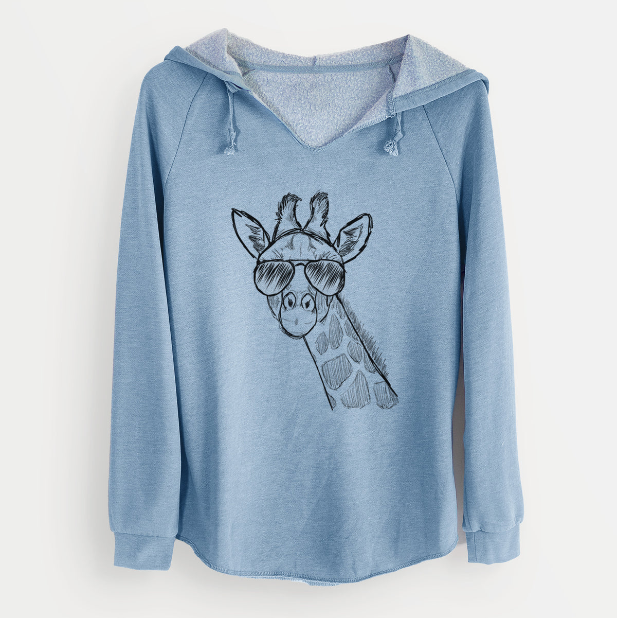 Aviator Cedrick the Giraffe - Cali Wave Hooded Sweatshirt