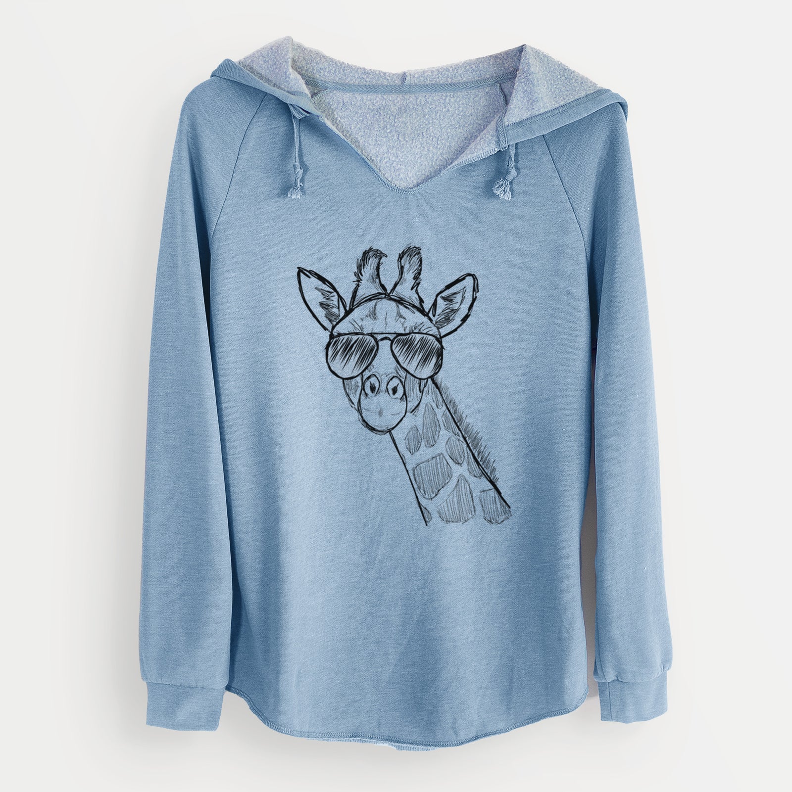 Aviator Cedrick the Giraffe - Cali Wave Hooded Sweatshirt