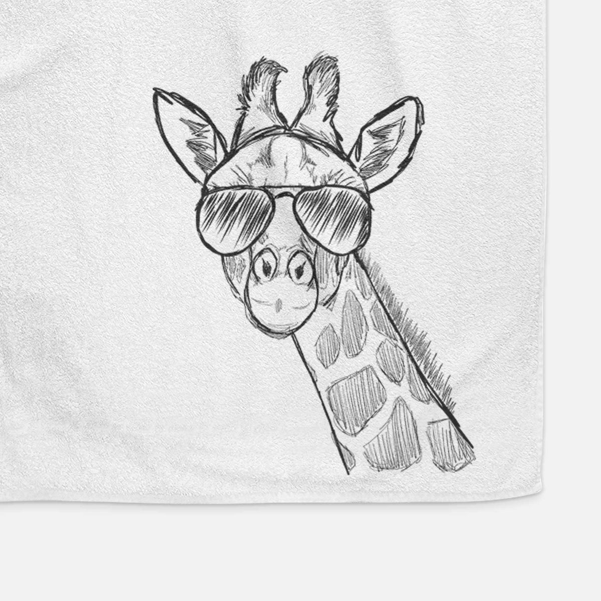 Cedrick the Giraffe Decorative Hand Towel
