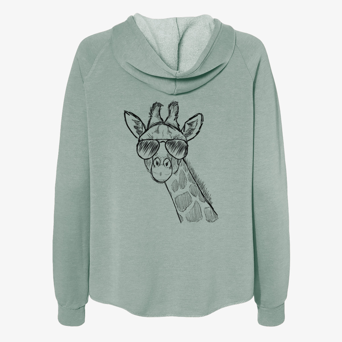 Cedrick the Giraffe - Women's Cali Wave Zip-Up Sweatshirt