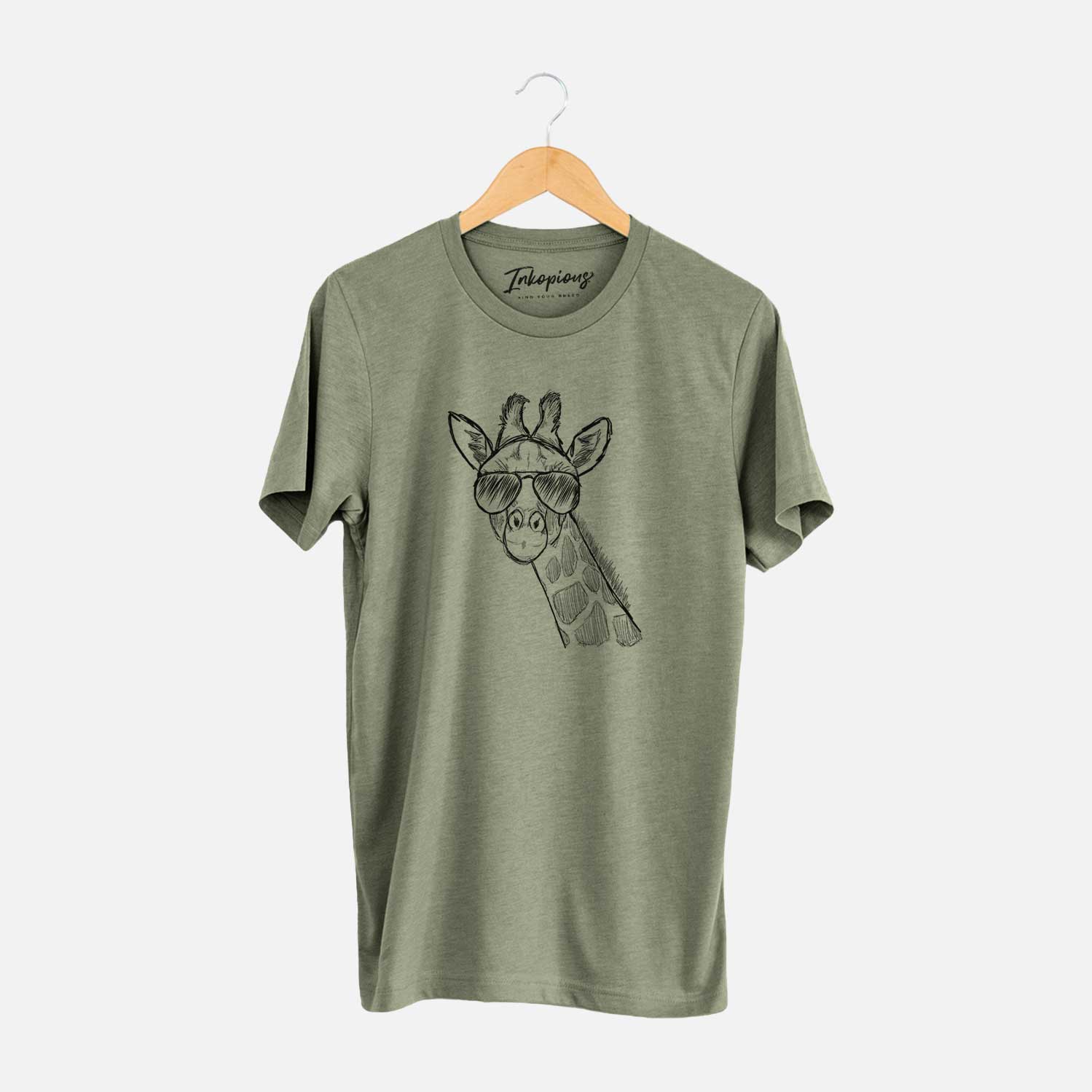 Aviator Cedrick the Giraffe - Unisex Crewneck