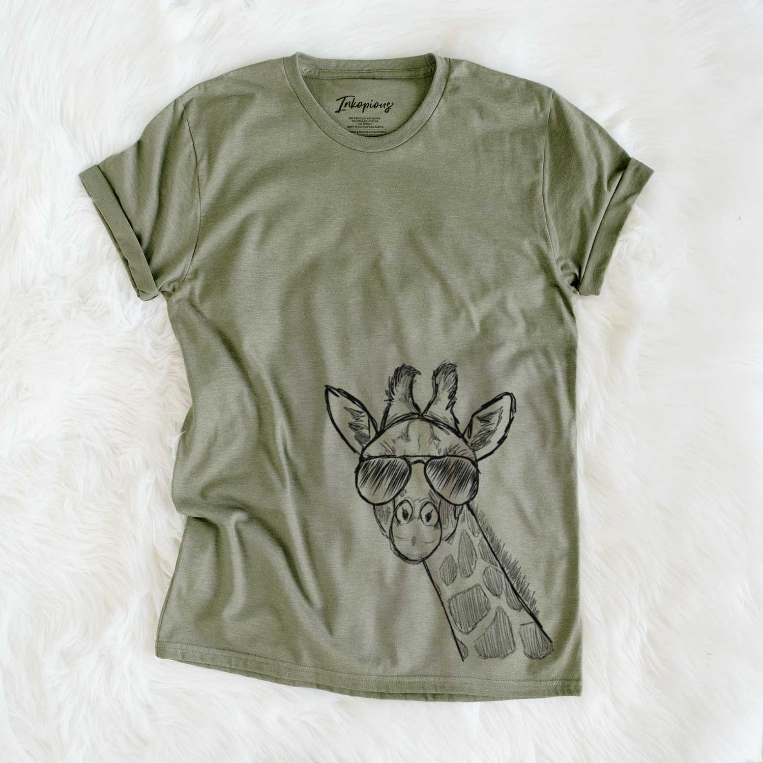 Aviator Cedrick the Giraffe - Unisex Crewneck