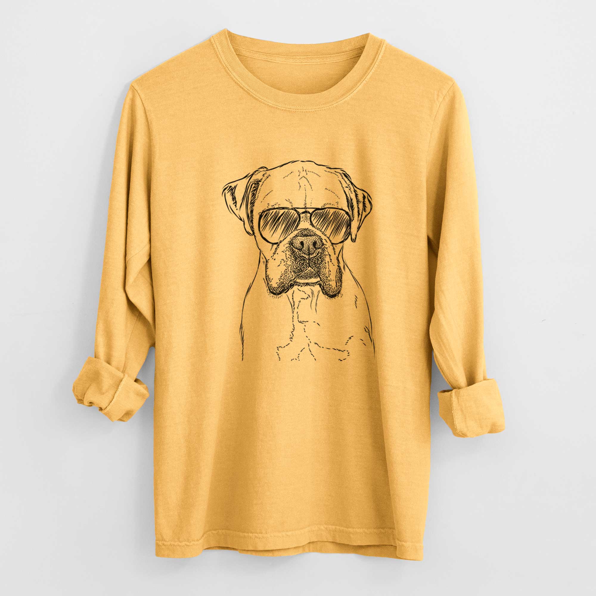 Aviators Champion Bentley the Boxer - Heavyweight 100% Cotton Long Sleeve