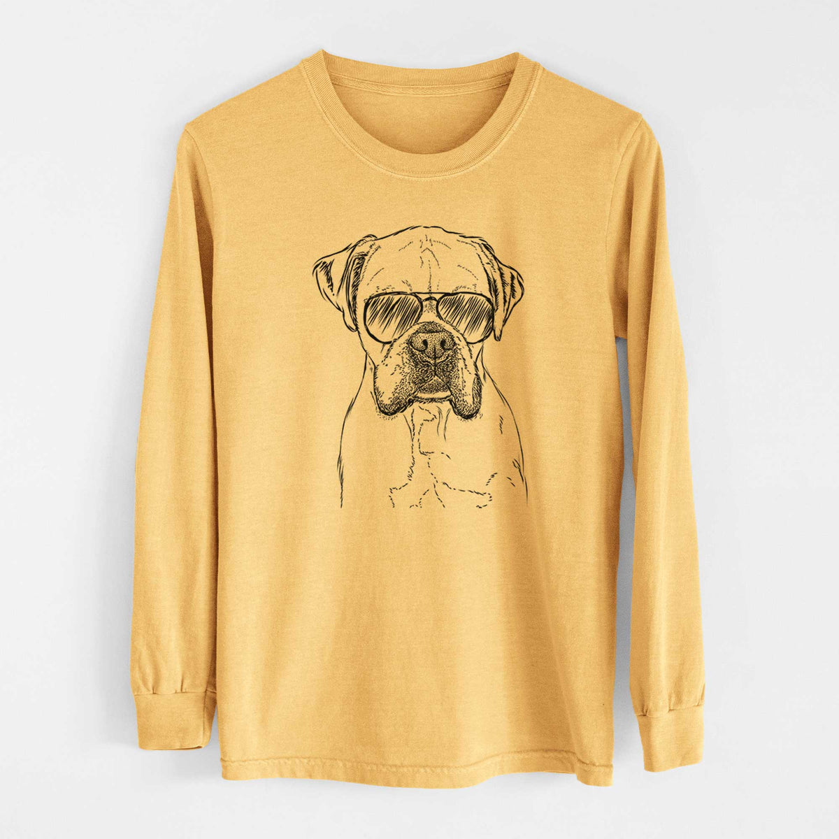 Aviators Champion Bentley the Boxer - Heavyweight 100% Cotton Long Sleeve