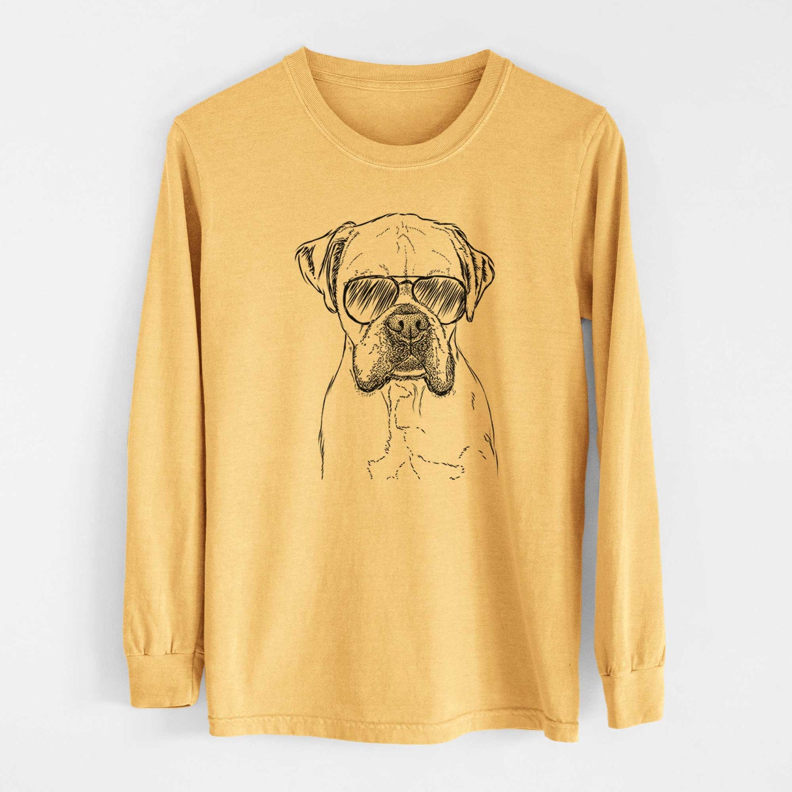 Aviators Champion Bentley the Boxer - Heavyweight 100% Cotton Long Sleeve