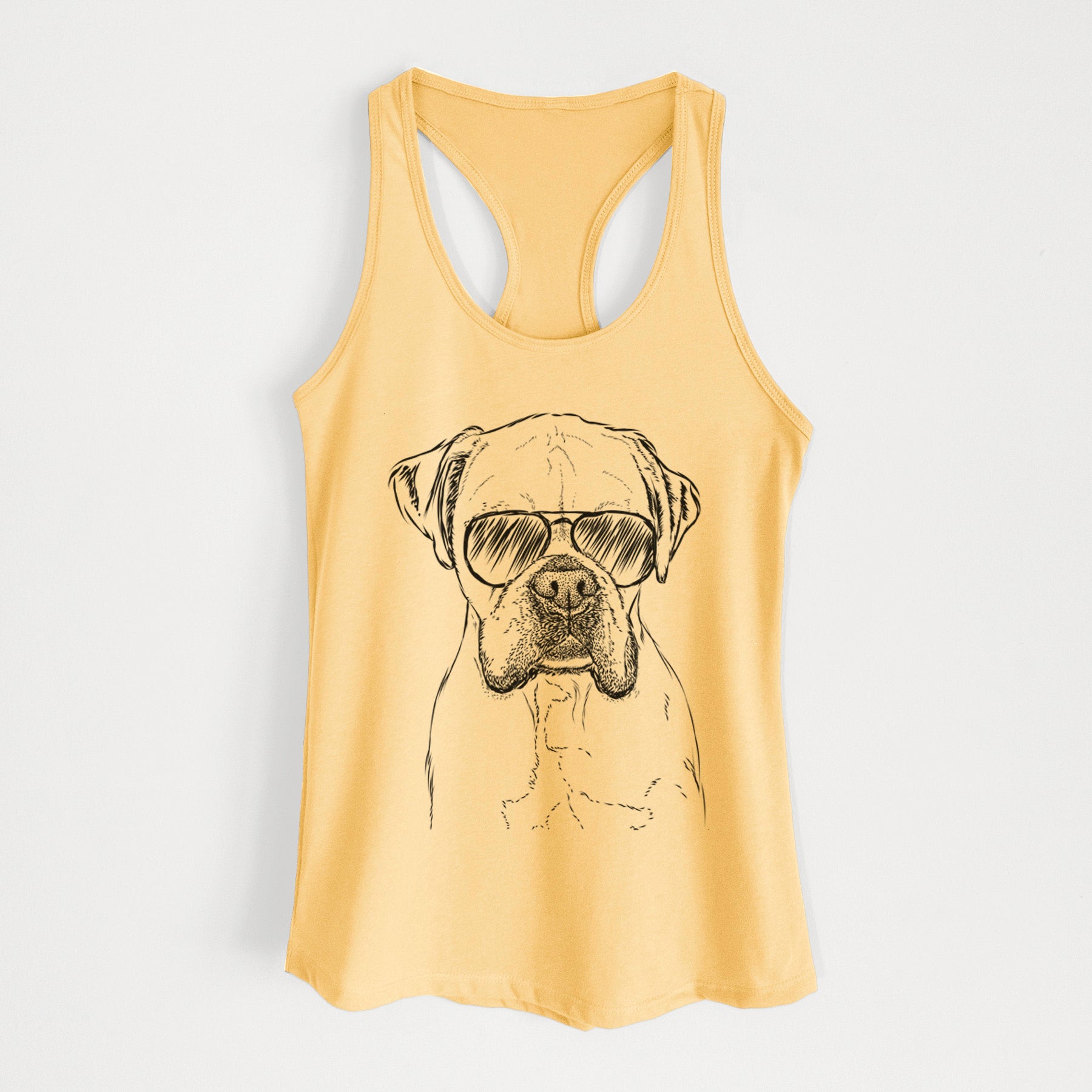 Champion Bentley the Boxer - Women's Racerback Tanktop