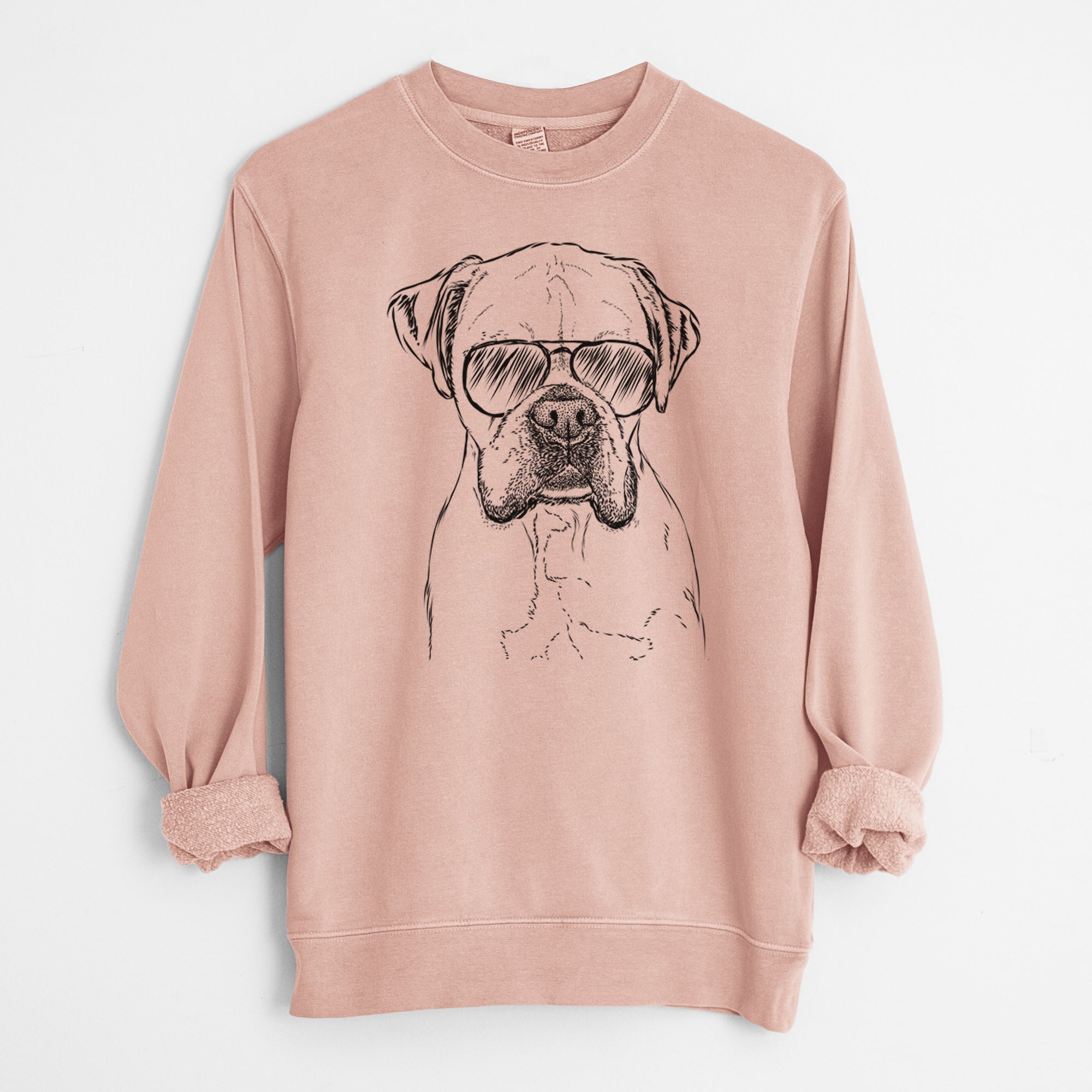 Aviator Champion Bentley the Boxer - Unisex Pigment Dyed Crew Sweatshirt