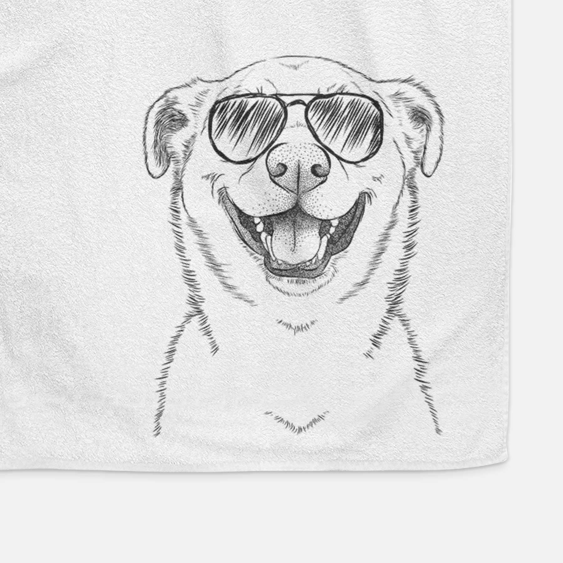 Chancellor the Mixed Breed Decorative Hand Towel