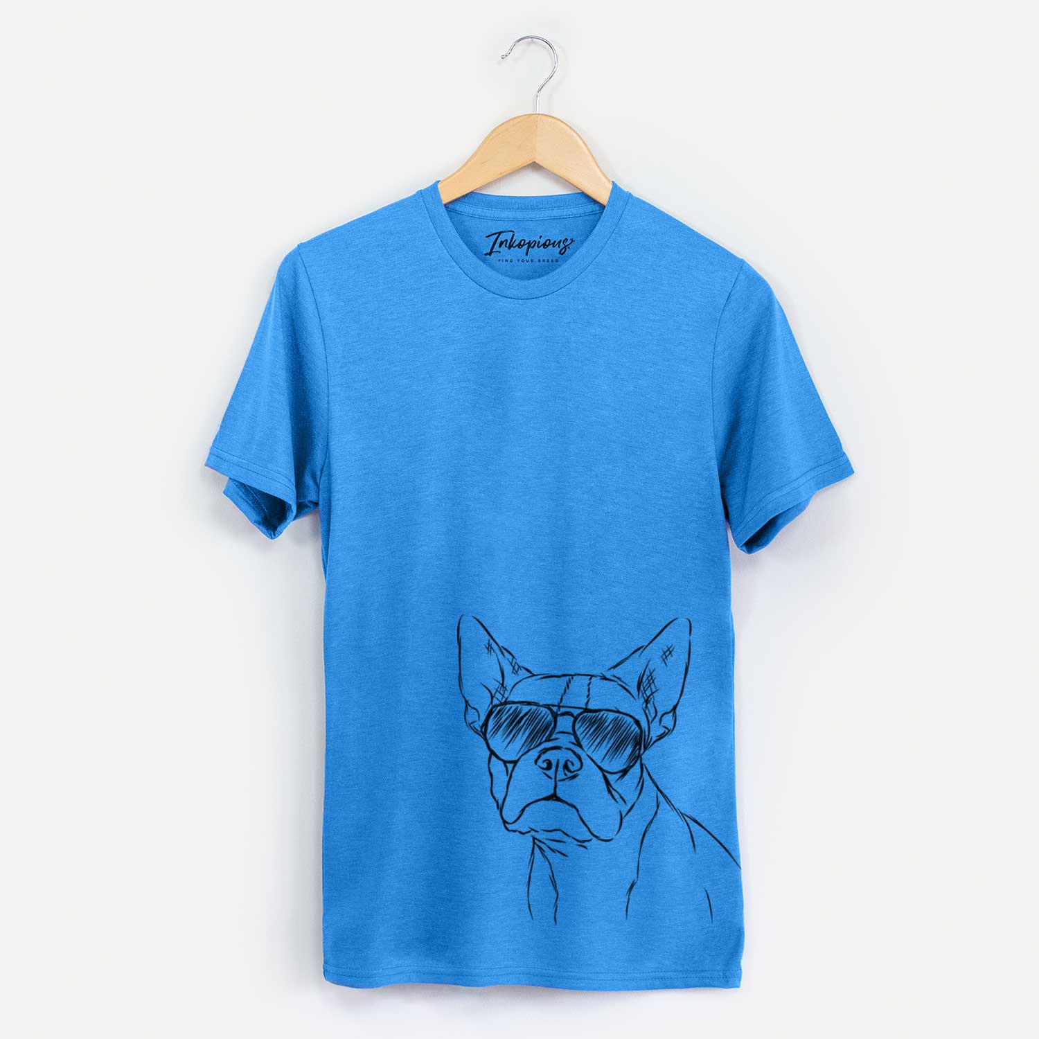 Aviator Charles the Boston Terrier - Unisex Crewneck