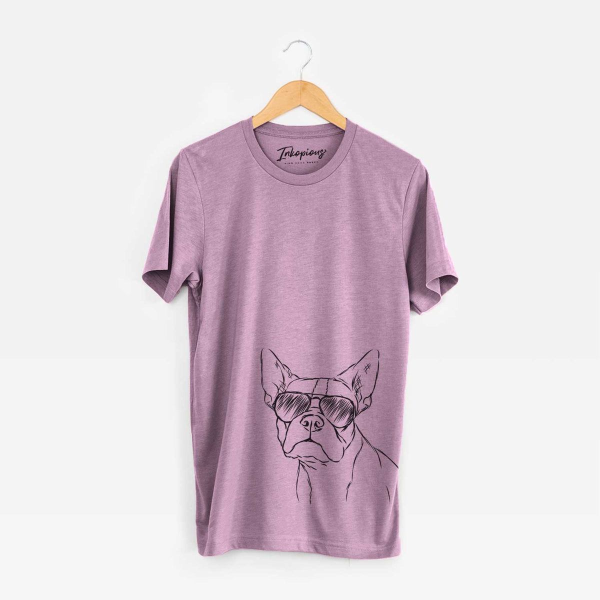 Aviator Charles the Boston Terrier - Unisex Crewneck
