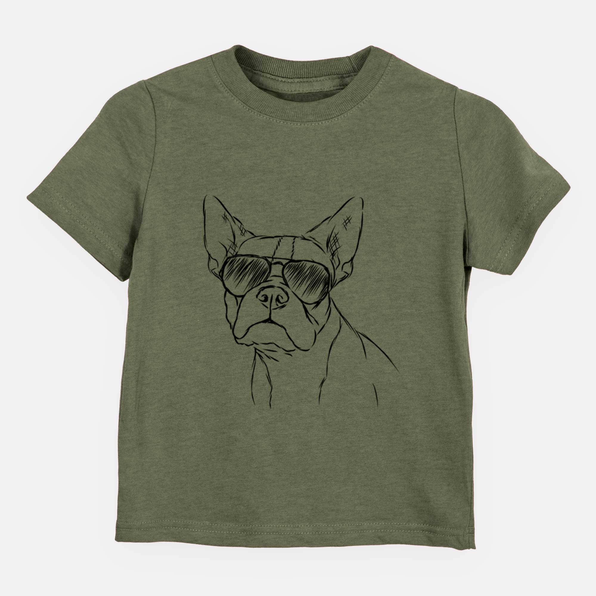 Aviator Charles the Boston Terrier - Kids/Youth/Toddler Shirt