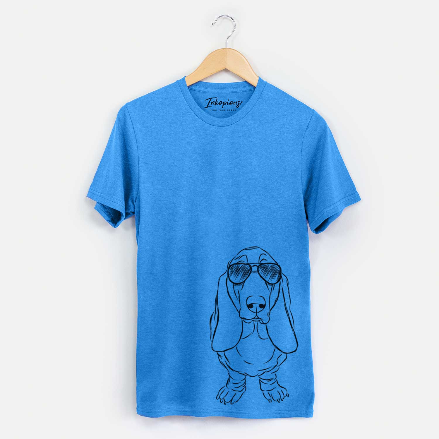Aviator Charlie the Basset Hound - Unisex Crewneck