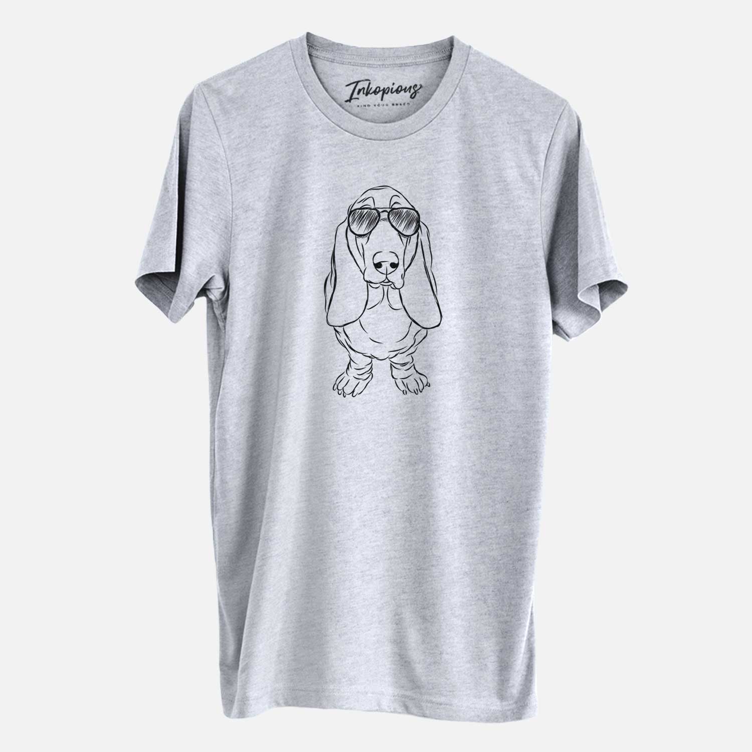 Aviator Charlie the Basset Hound - Unisex Crewneck