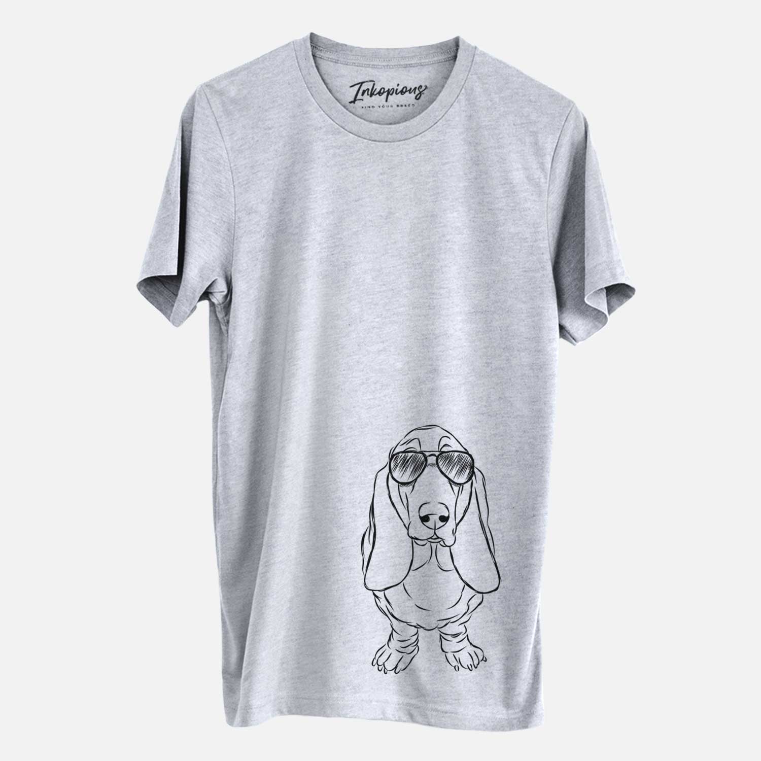 Aviator Charlie the Basset Hound - Unisex Crewneck