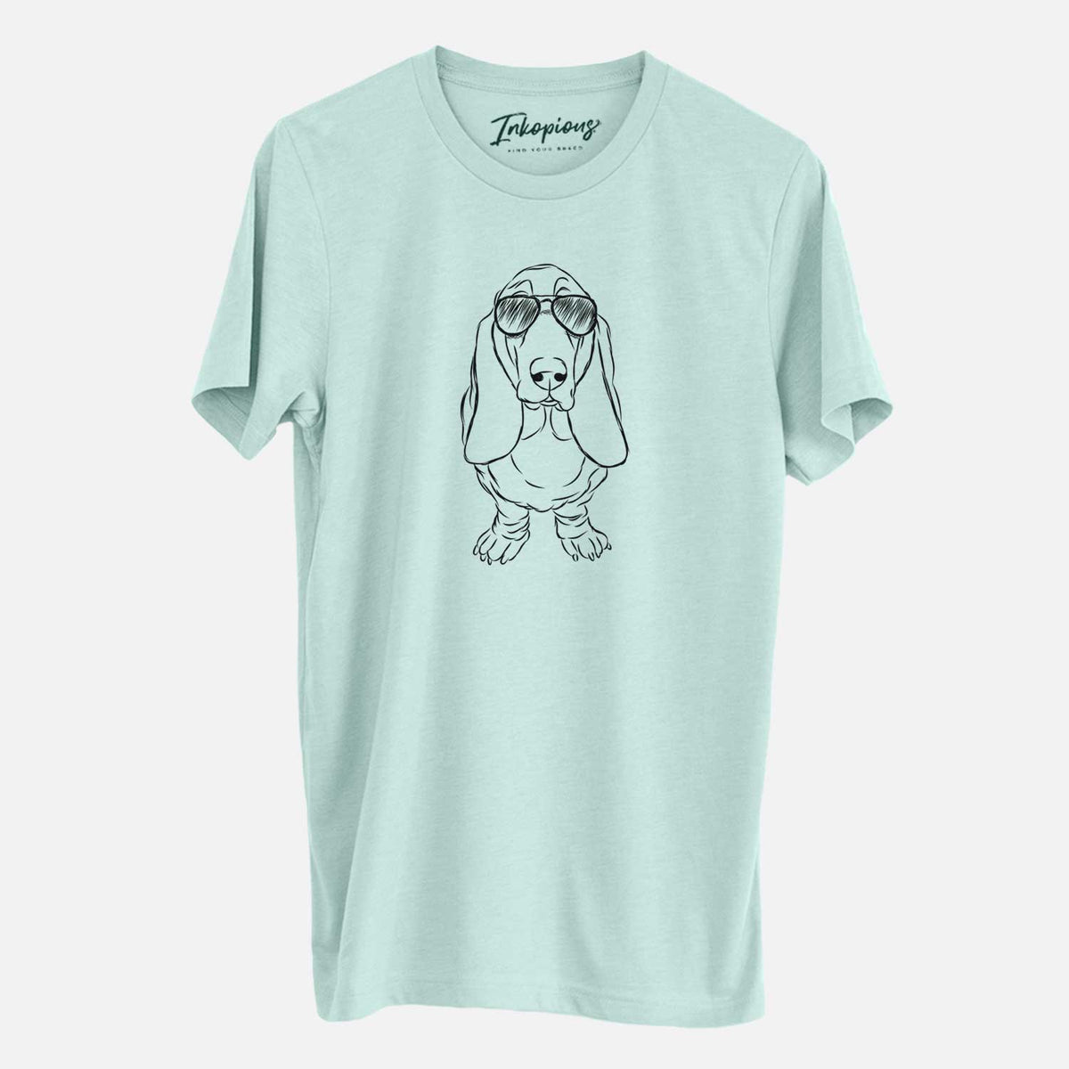 Aviator Charlie the Basset Hound - Unisex Crewneck