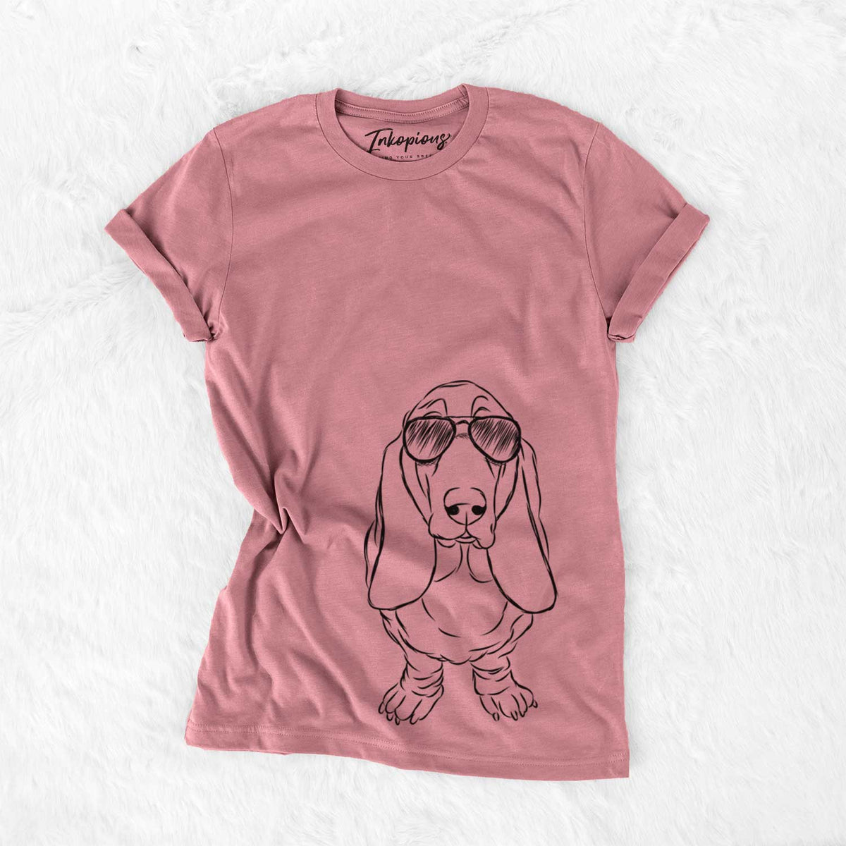 Aviator Charlie the Basset Hound - Unisex Crewneck
