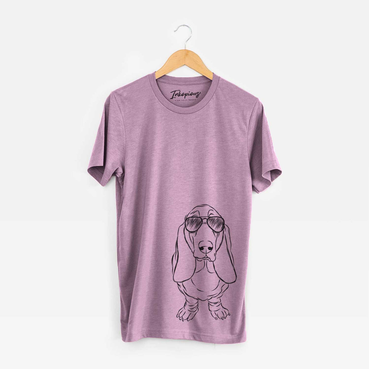 Aviator Charlie the Basset Hound - Unisex Crewneck