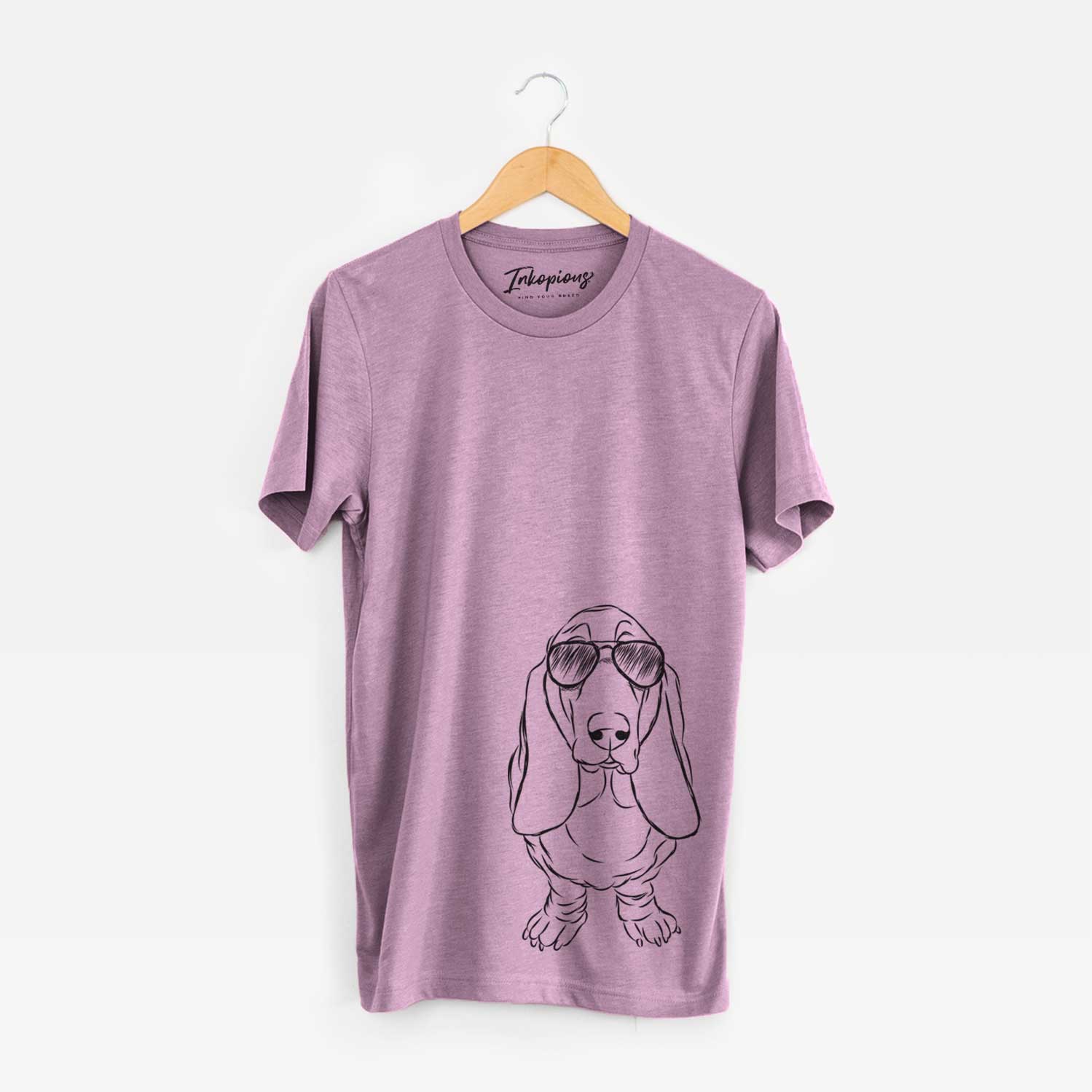 Aviator Charlie the Basset Hound - Unisex Crewneck