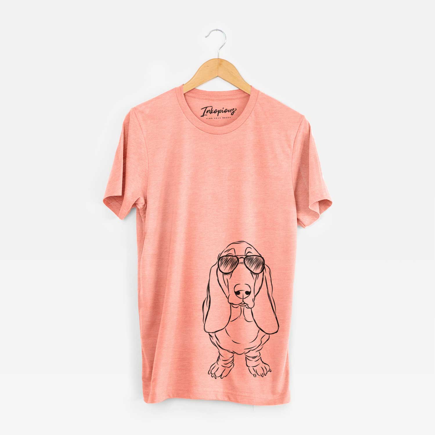 Aviator Charlie the Basset Hound - Unisex Crewneck