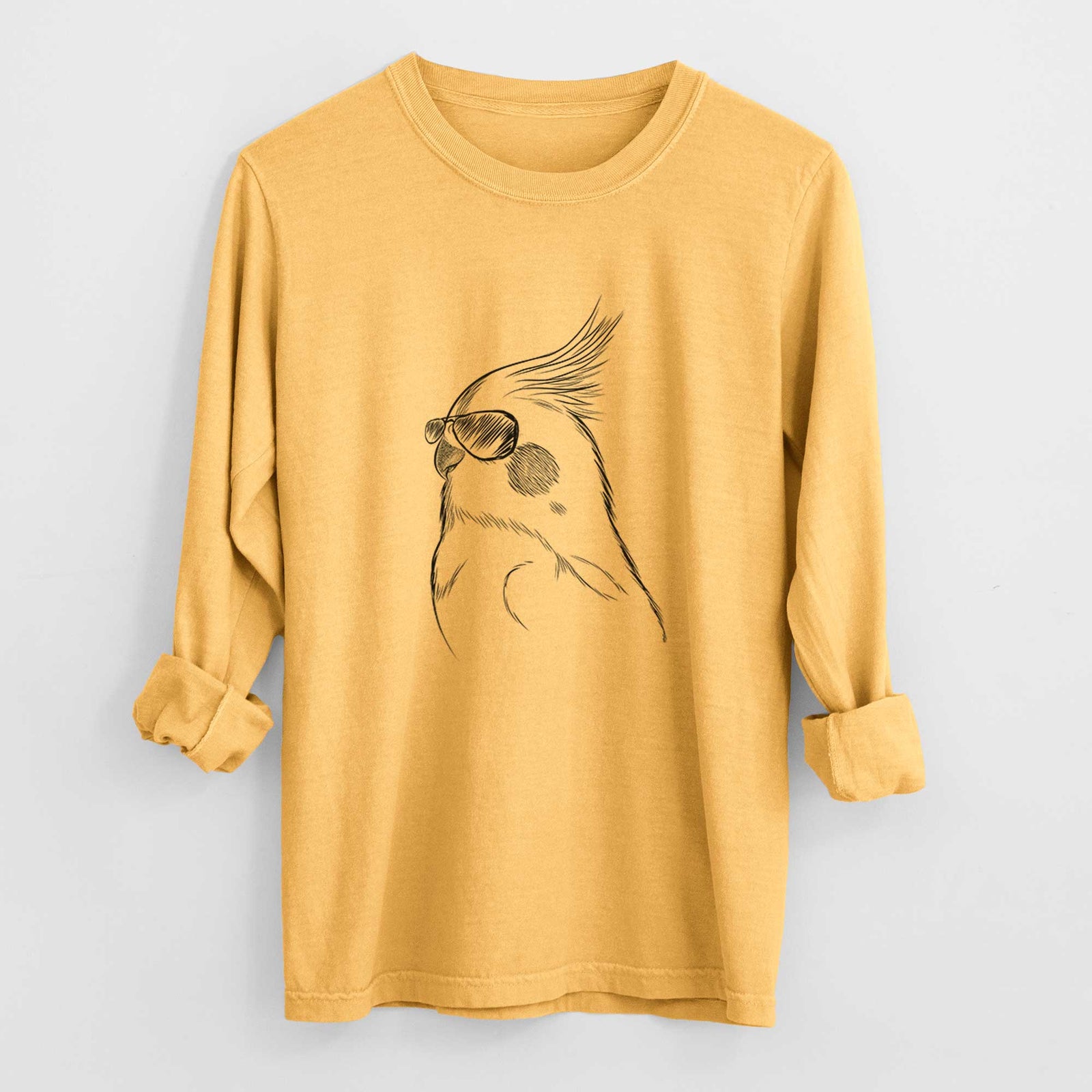Aviators Charlie the Cockatiel - Heavyweight 100% Cotton Long Sleeve