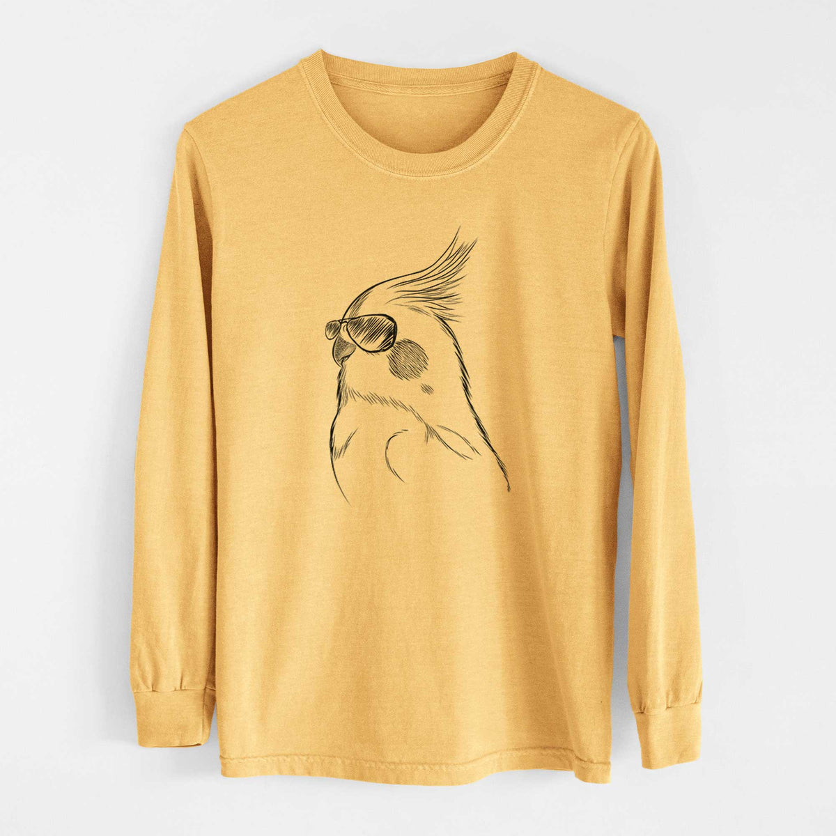 Aviators Charlie the Cockatiel - Heavyweight 100% Cotton Long Sleeve