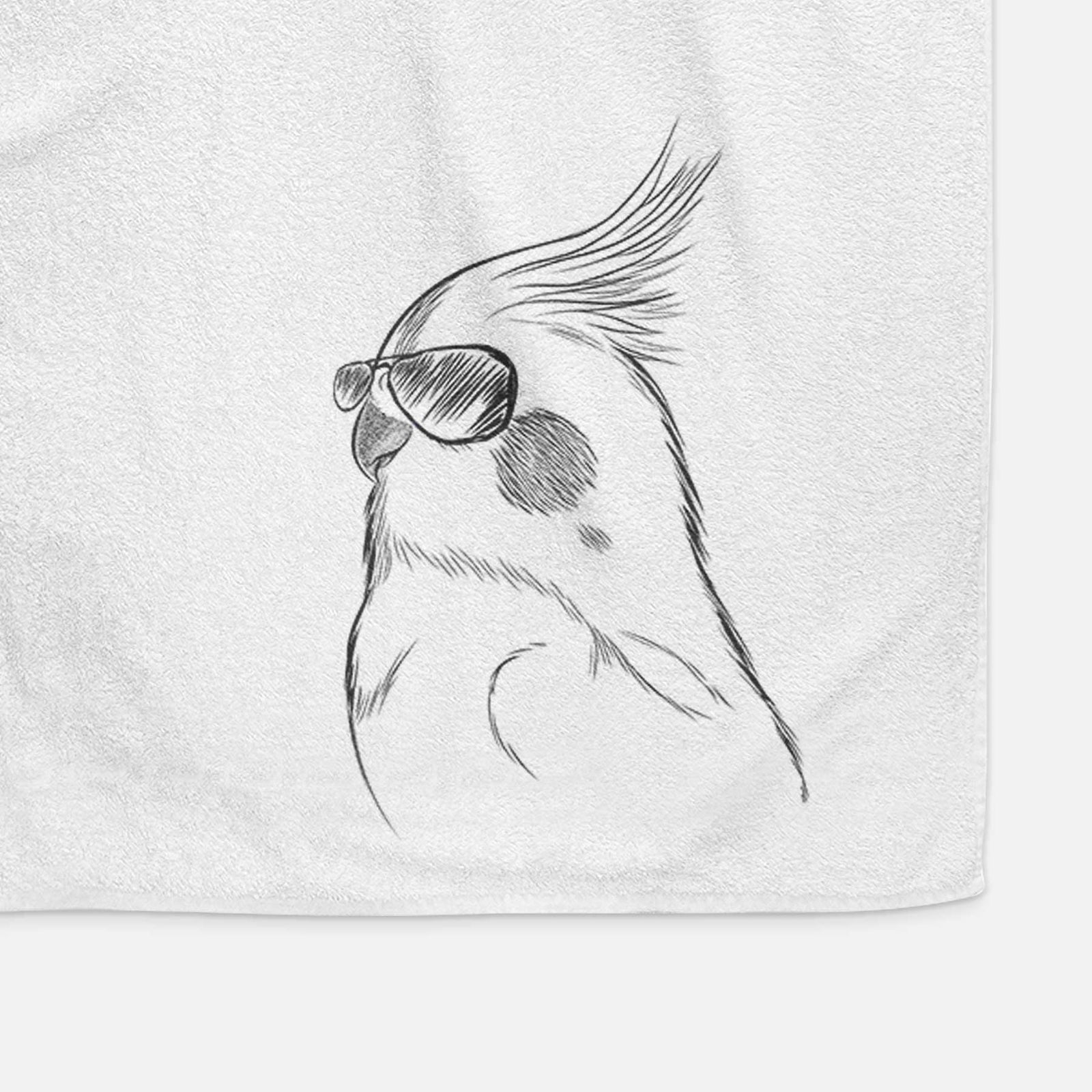 Charlie the Cockatiel Decorative Hand Towel