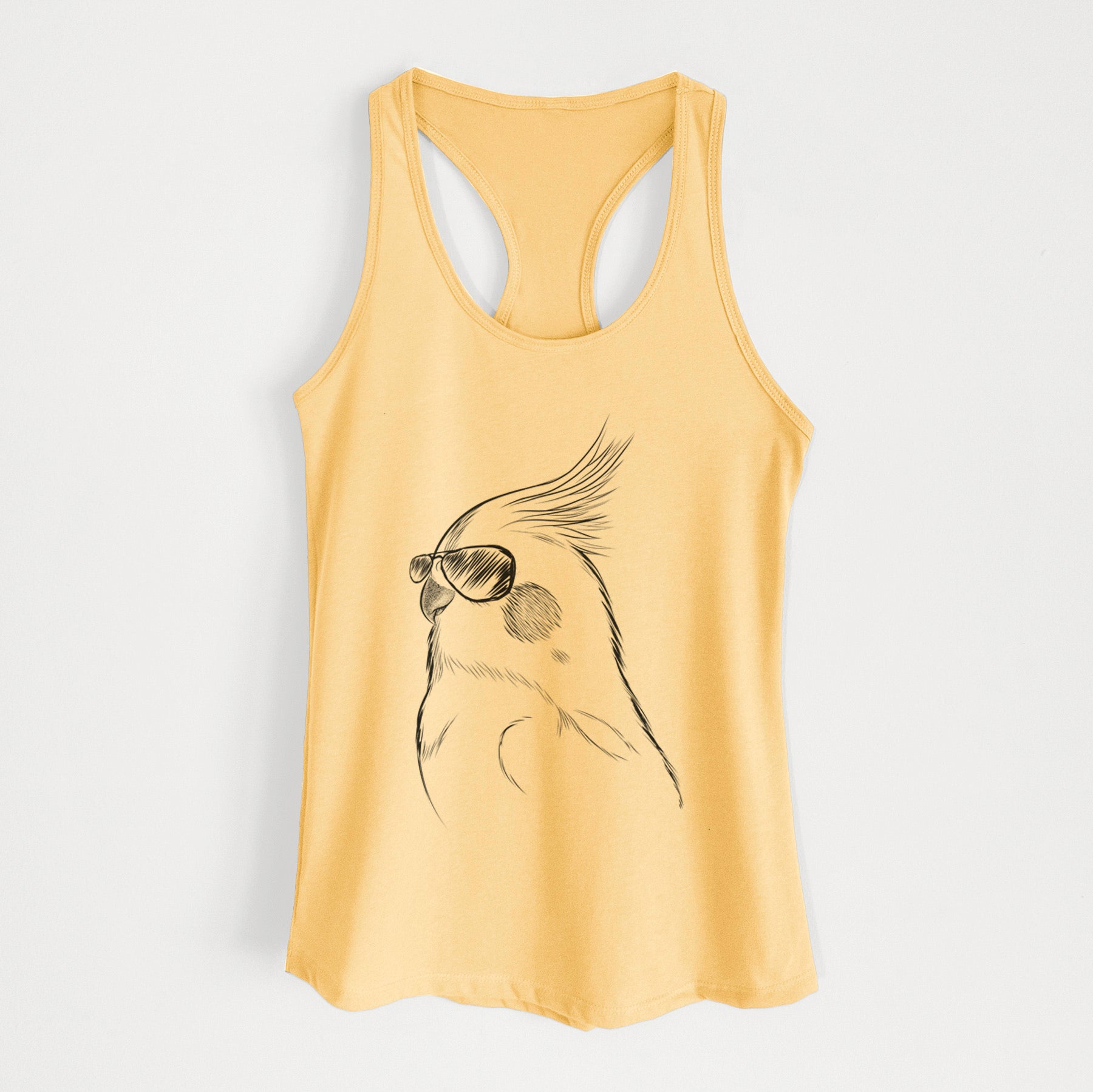 Charlie the Cockatiel - Women's Racerback Tanktop