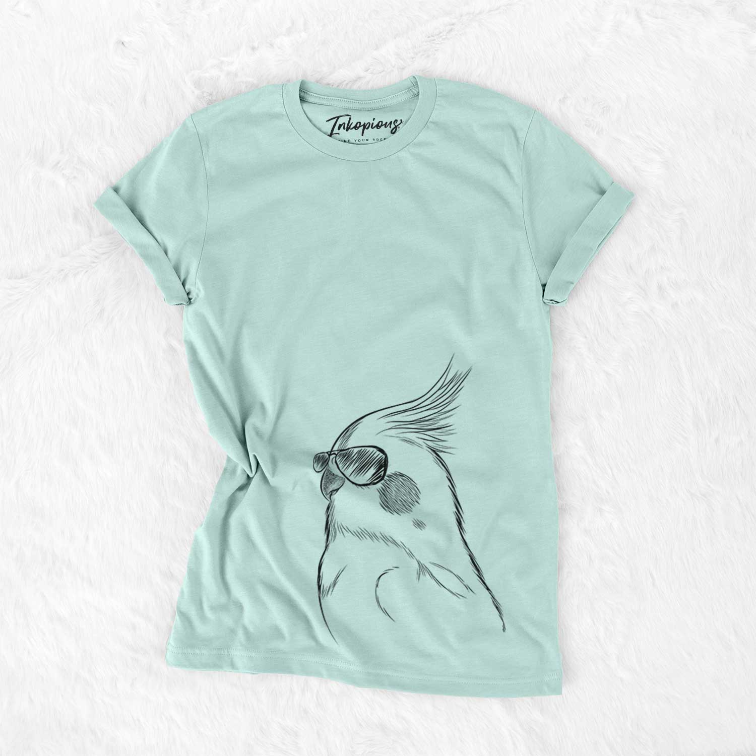 Aviator Charlie the Cockatiel - Unisex Crewneck