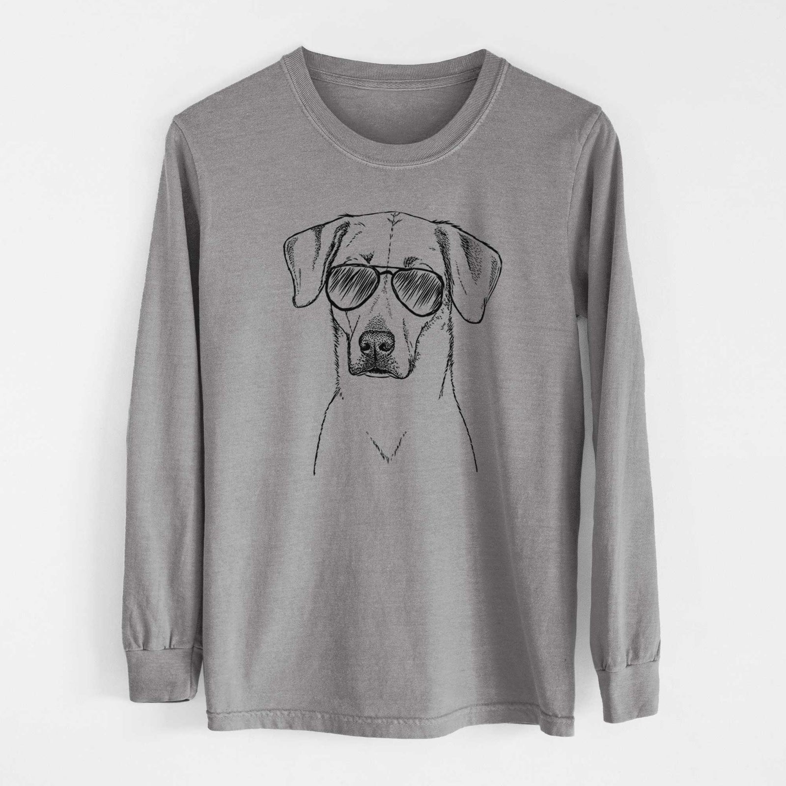 Aviators Charlie Girl the Yellow Lab - Heavyweight 100% Cotton Long Sleeve