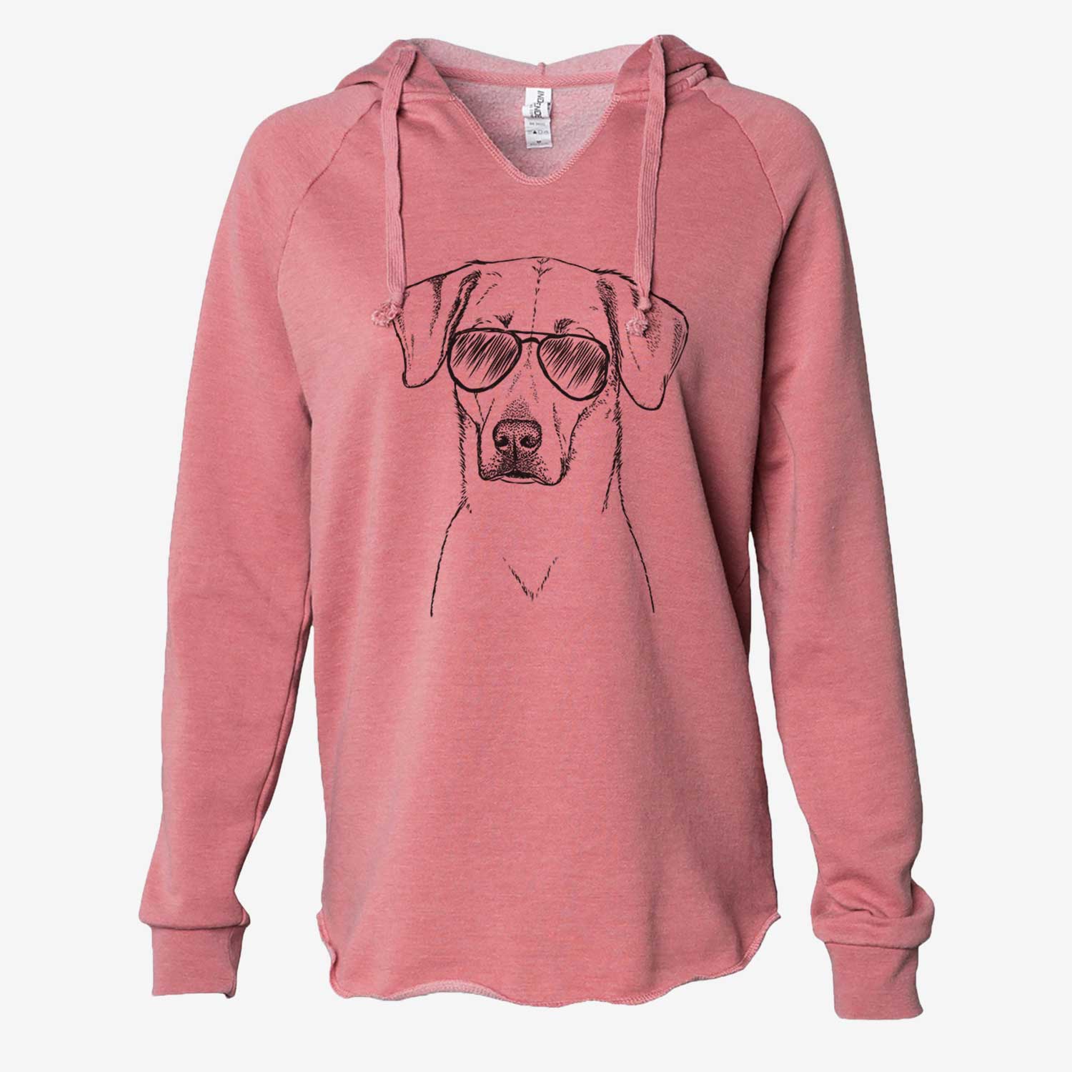 Charlie Girl the Yellow Lab - Cali Wave Hooded Sweatshirt