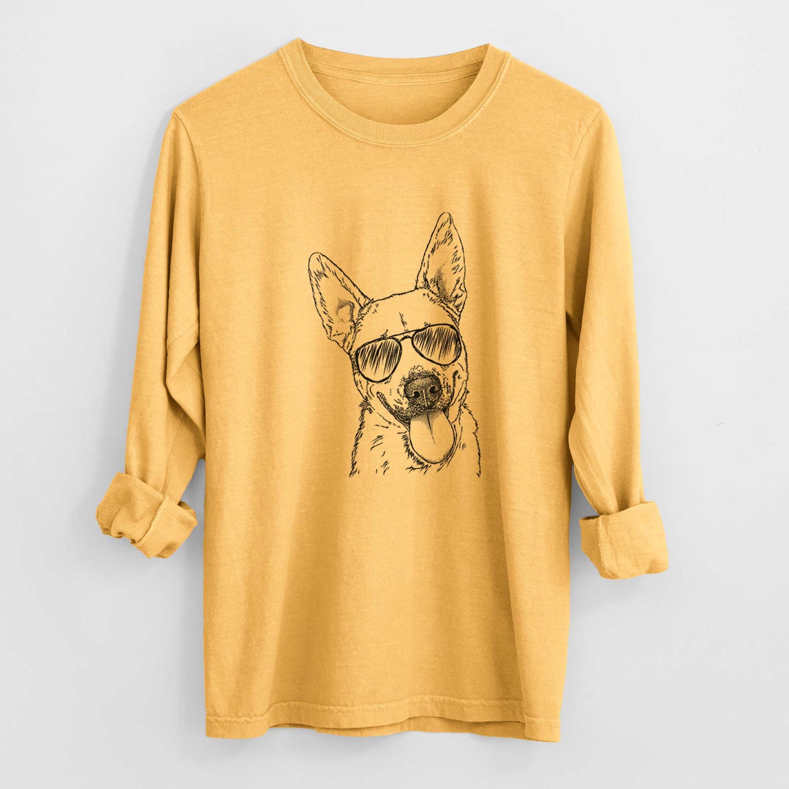 Aviators Charlie the Mixed Breed - Heavyweight 100% Cotton Long Sleeve