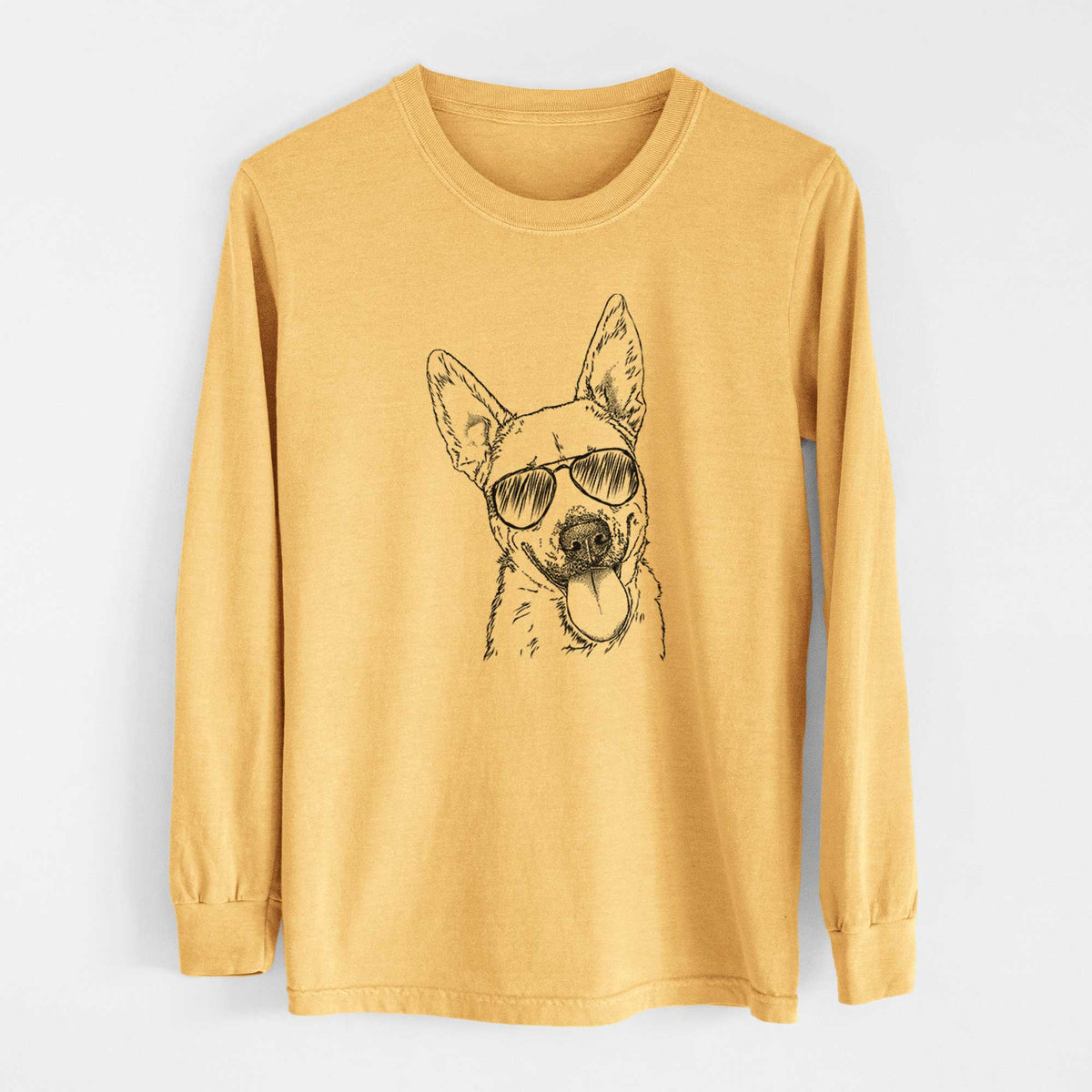 Aviators Charlie the Mixed Breed - Heavyweight 100% Cotton Long Sleeve