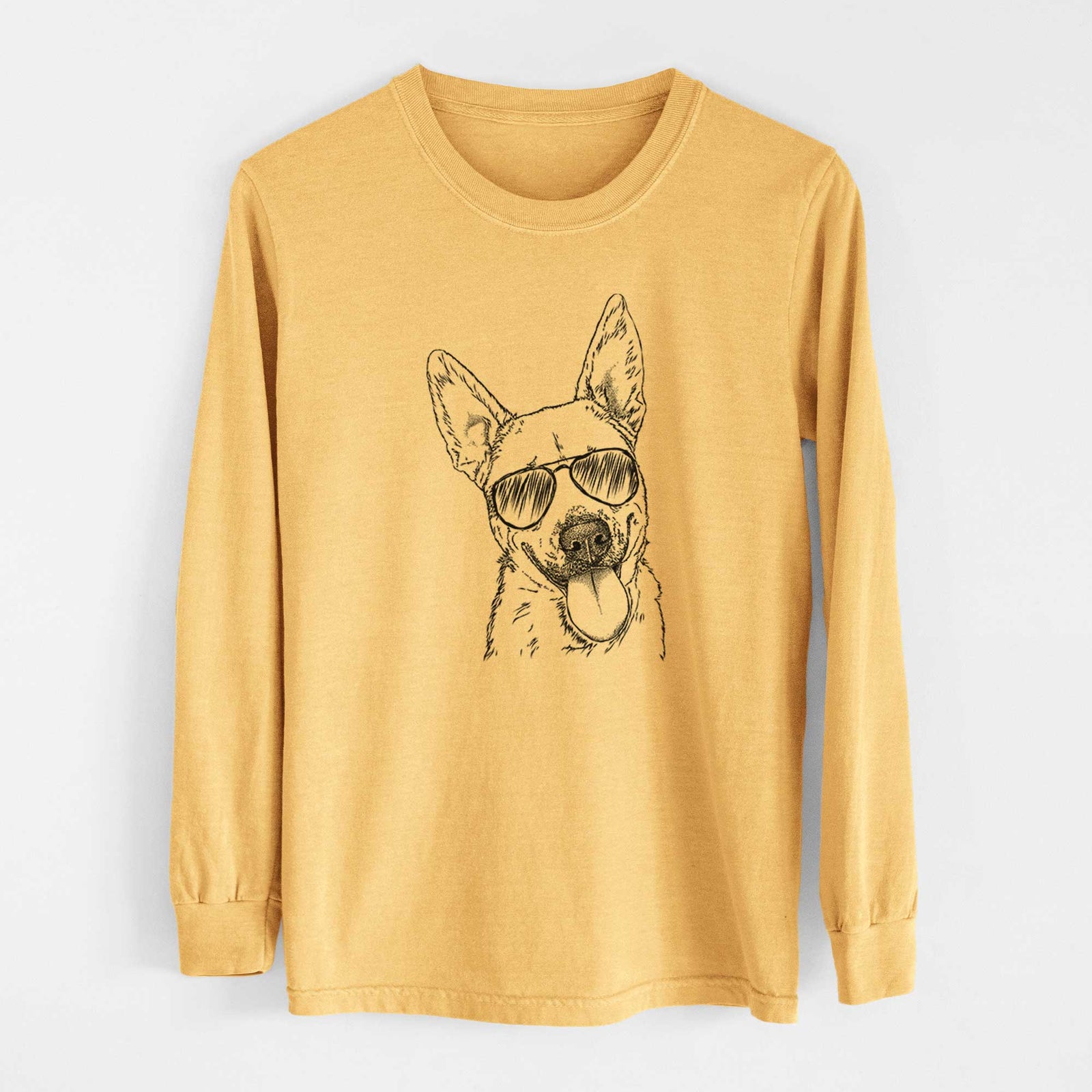 Aviators Charlie the Mixed Breed - Heavyweight 100% Cotton Long Sleeve
