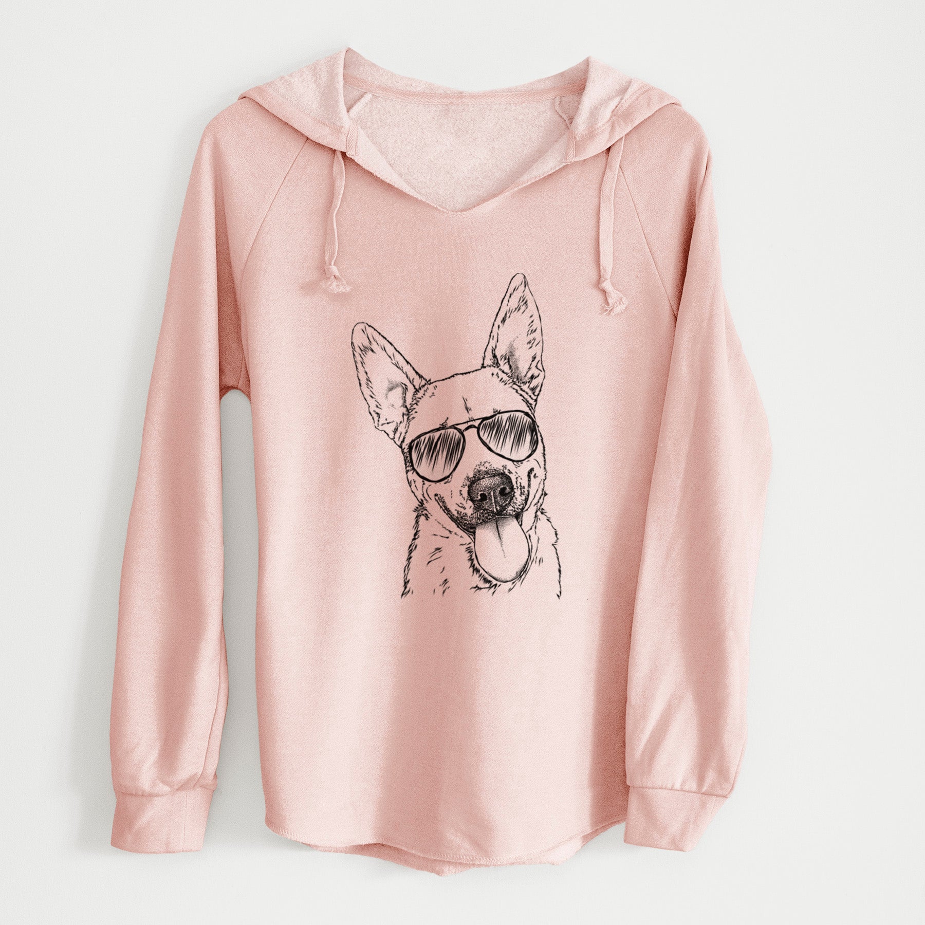 Aviator Charlie the Mixed Breed - Cali Wave Hooded Sweatshirt