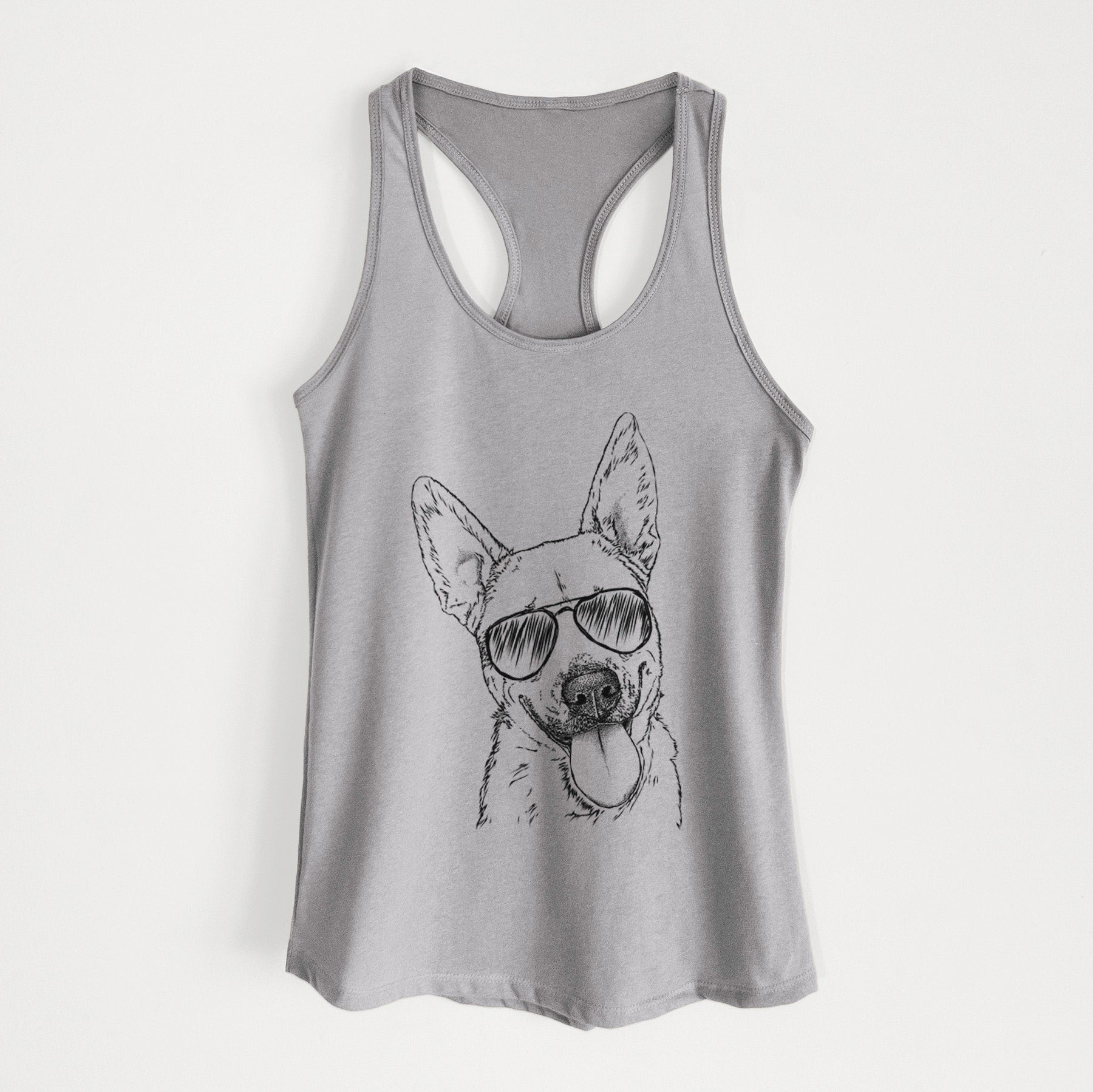 Charlie the Mixed Breed - Women's Racerback Tanktop