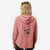 Charlie the Mixed Breed - Women's Cali Wave Zip-Up Sweatshirt