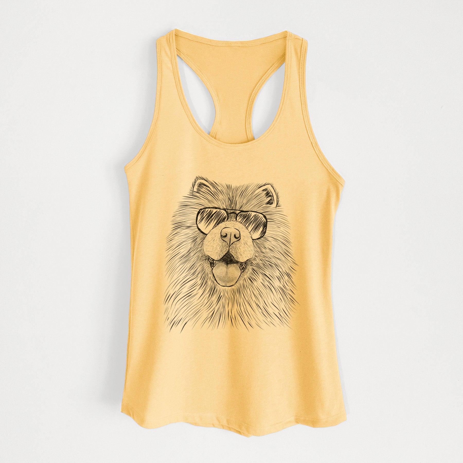 Charming Charlie the Chow Chow - Women's Racerback Tanktop