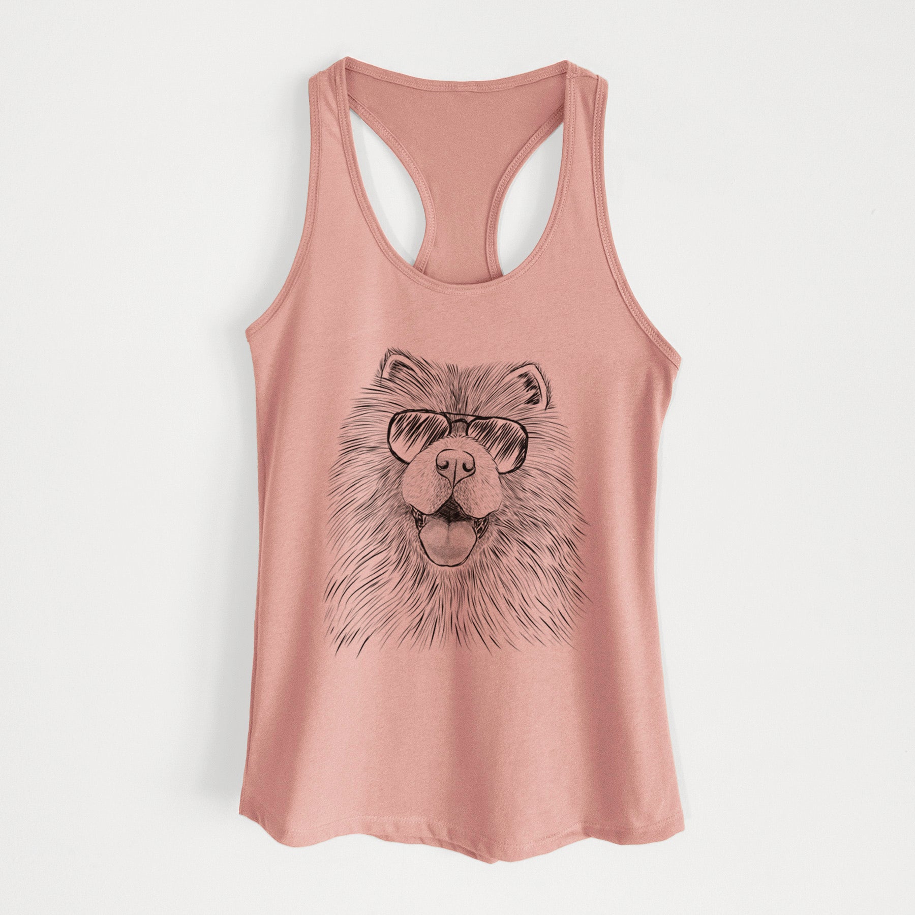 Charming Charlie the Chow Chow - Women's Racerback Tanktop