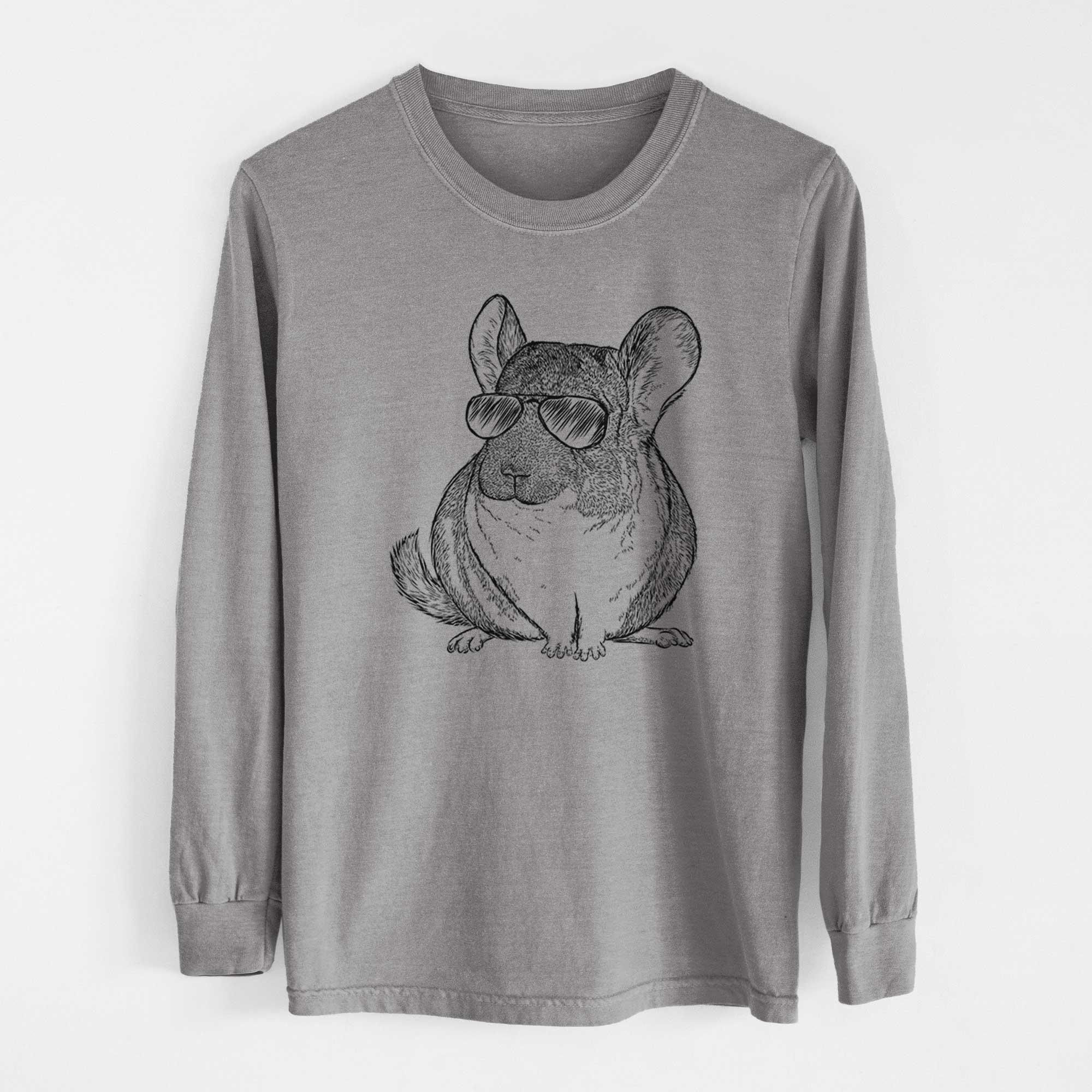 Aviators Cheddar the Chinchilla - Heavyweight 100% Cotton Long Sleeve