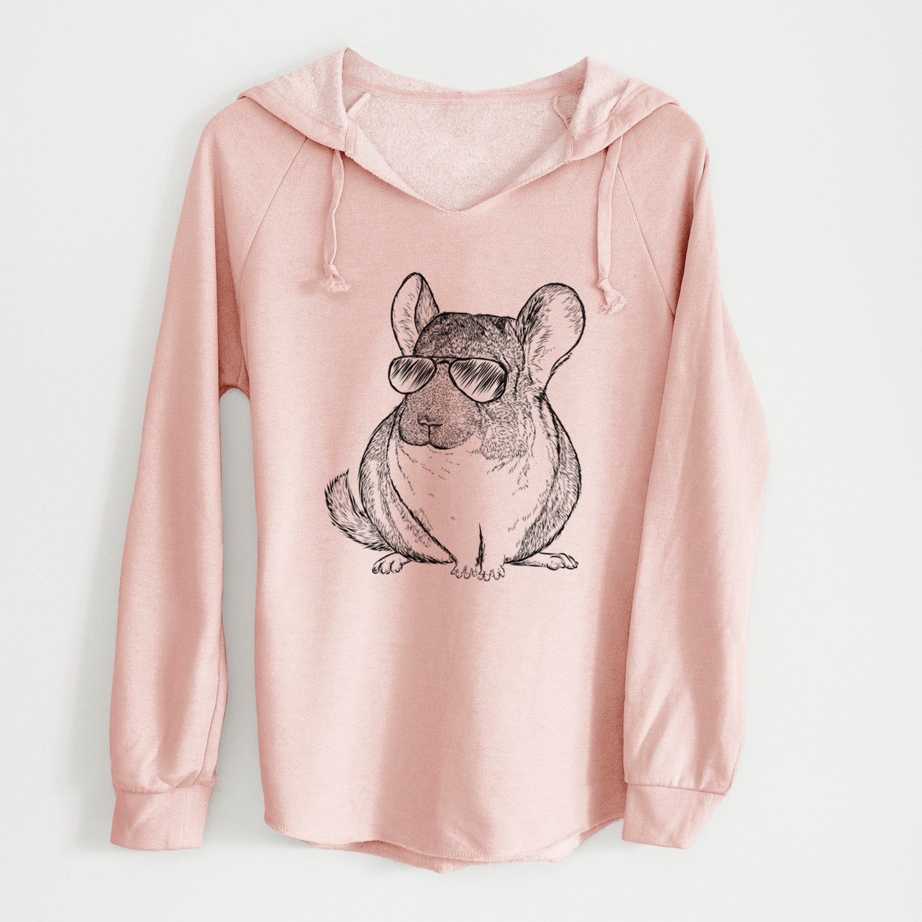 Aviator Cheddar the Chinchilla - Cali Wave Hooded Sweatshirt