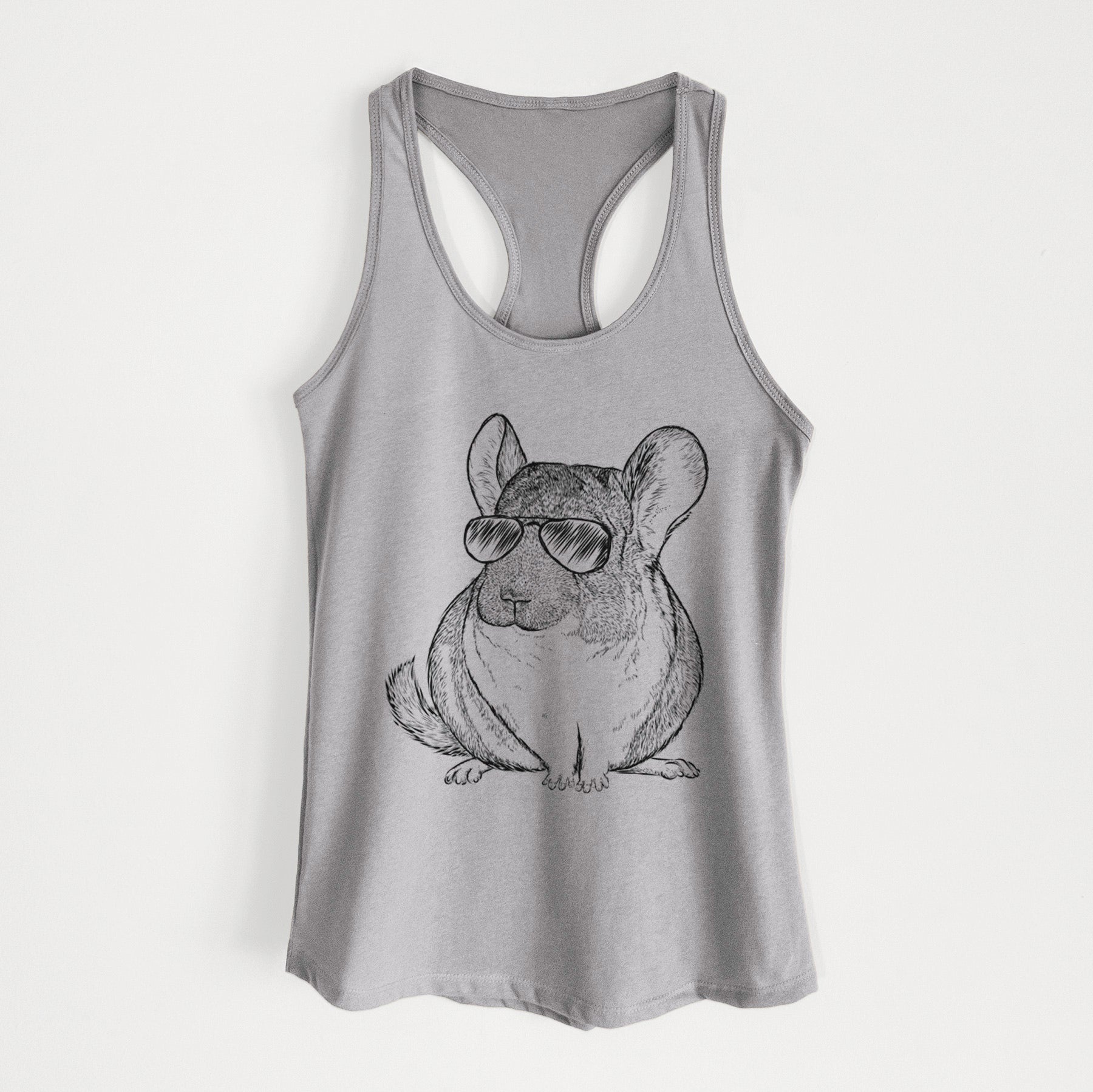 Cheddar the Chinchilla - Women's Racerback Tanktop